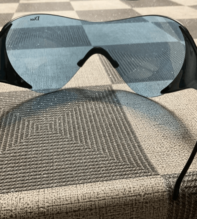 Dior DIOR Sunglasses Ski Pop Mask Wrap Shield Logo Bike Size ONE SIZE - 5 Thumbnail