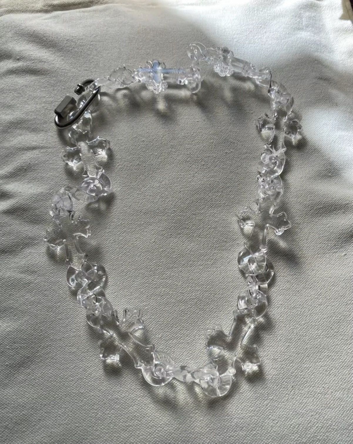 Jewelry Clear Cross Chain Necklace Size ONE SIZE - 2 Thumbnail