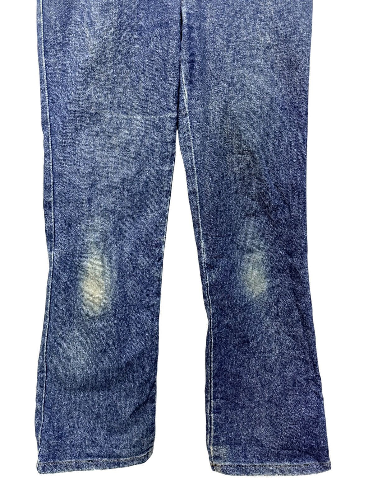 Japanese Brand Vintage Bobson Happy Face Denim Jeans Size US 27 - 3 Thumbnail