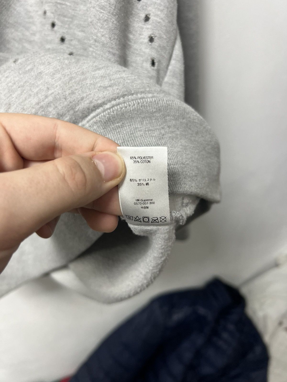 Supreme Supreme Hoodie Big Logo Gray Size US XL / EU 56 / 4 - 8 Thumbnail