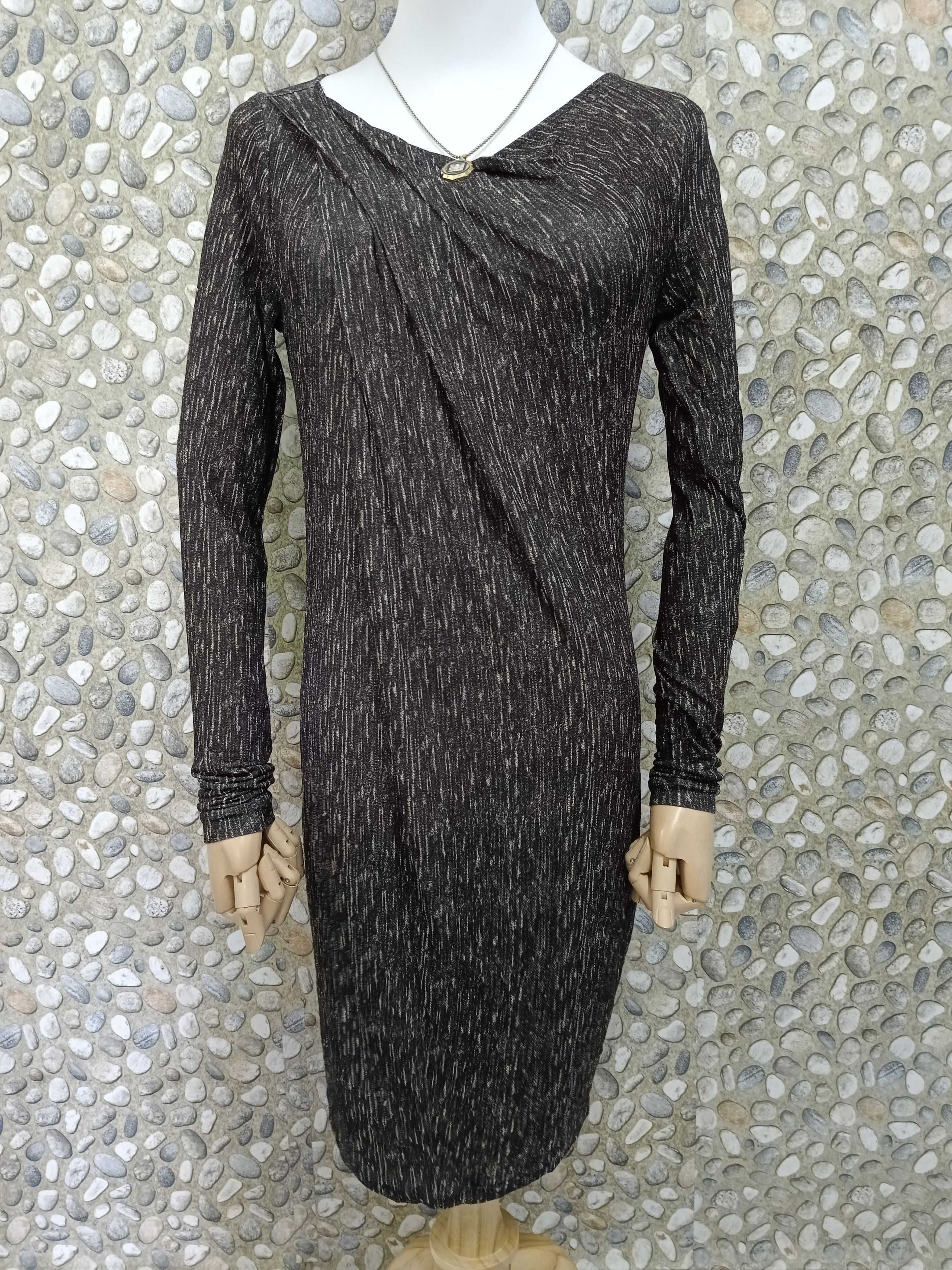 MAX&Co. MAX&CO VISCOSE RUCHED MAXI DRESS Size S / US 4 / IT 40 - 2 Thumbnail