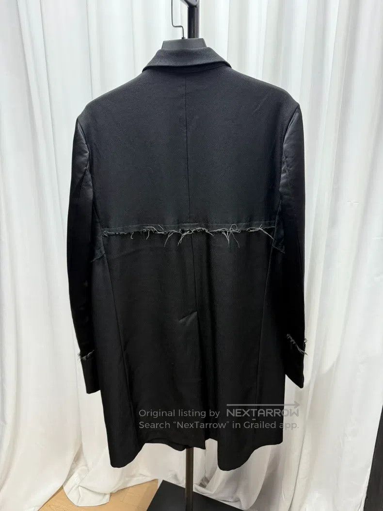 Comme des Garcons Comme Des Garcons Napped Mixed Silk Destroyed Coat Size XL / US 12-14 / IT 48-50 - 6 Thumbnail