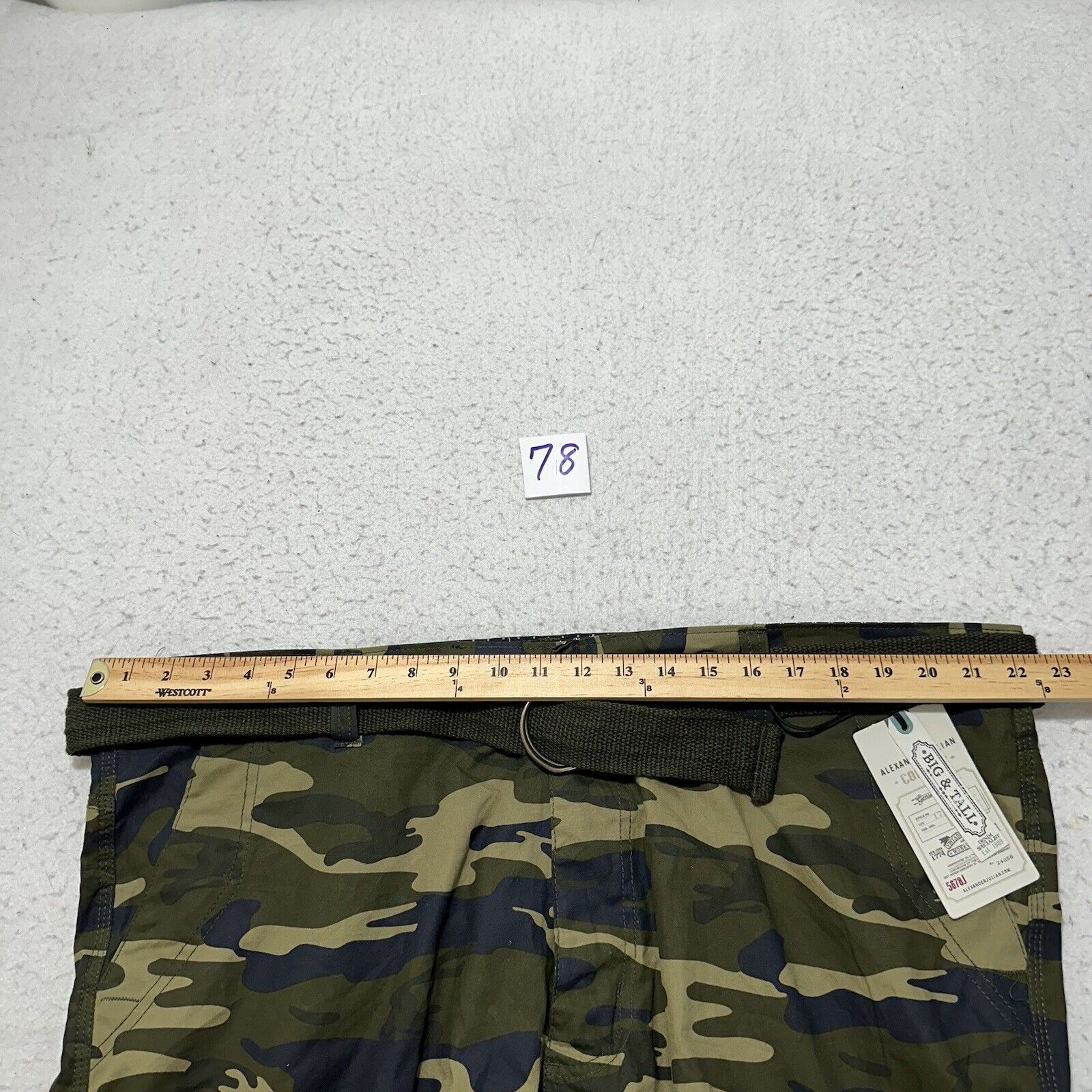 Alexander Julian Alexander Julian 44 Cargo Shorts 11.5" Inseam Green Camo Size US 44 / EU 60 - 12 Thumbnail