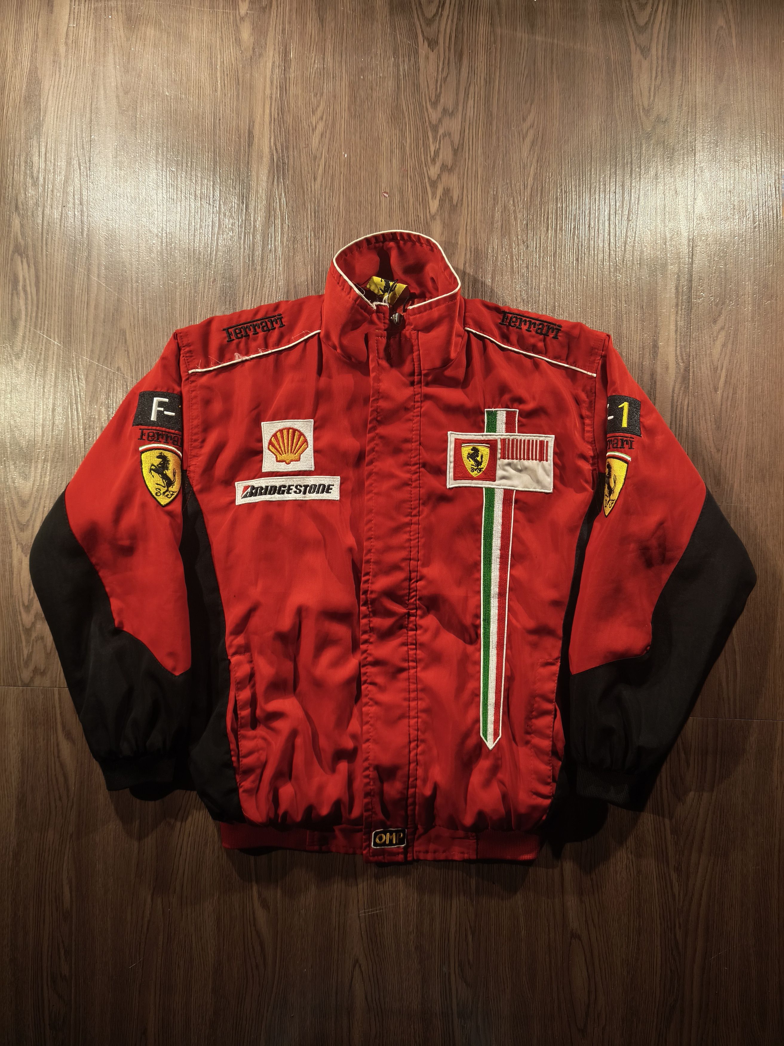 Ferrari Ferrari Barcode Italian Flag Racing Jacket Size US M / EU 48-50 / 2 - 1 Thumbnail