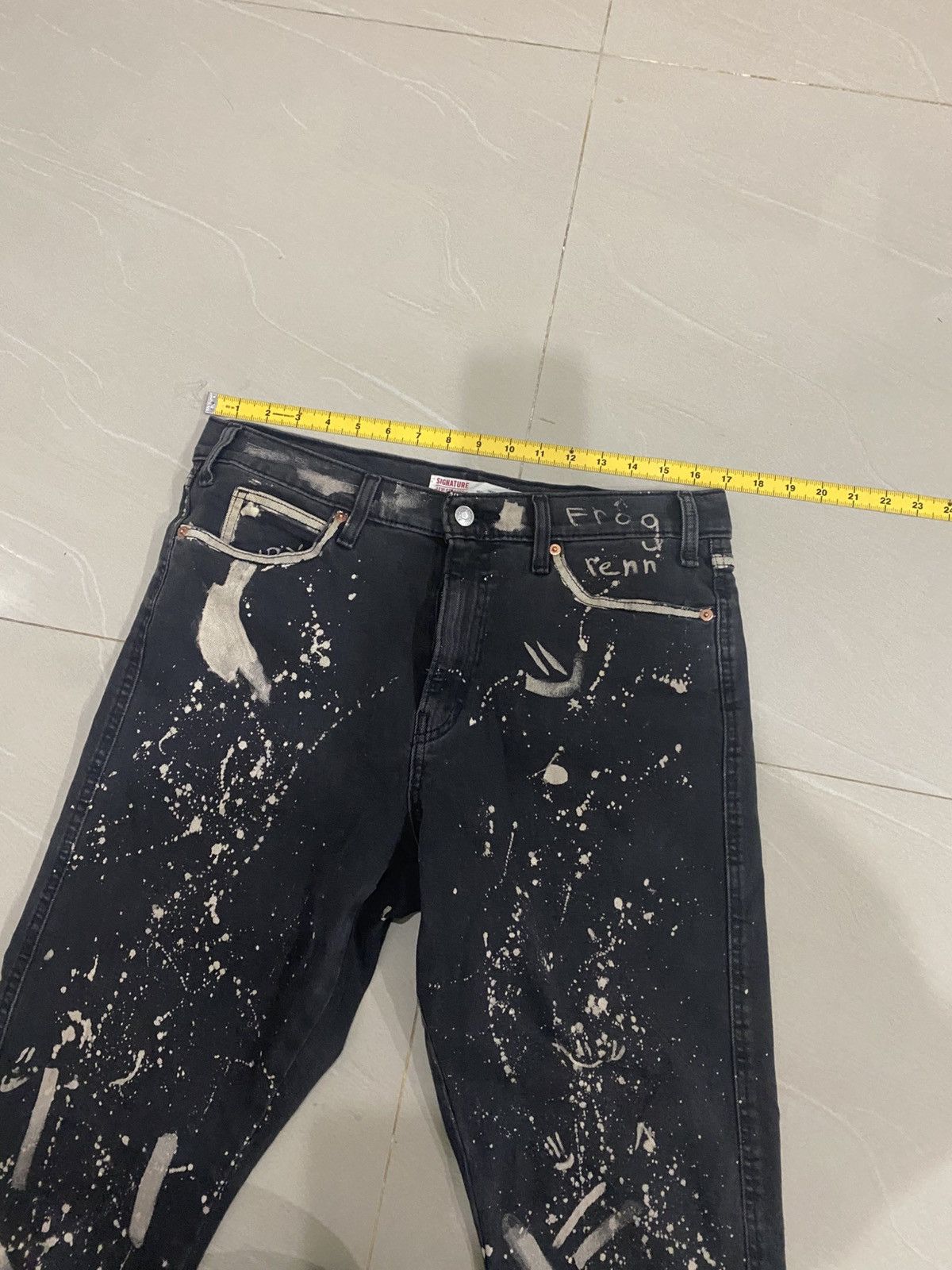 Levi's Rare Levis Strauss Asid Wash Denime Pants Size 34" / US 12 / IT 48 - 4 Thumbnail