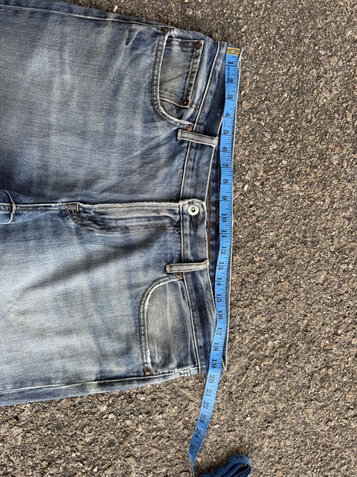 Japanese Brand VINTAGE JAPANESE FADED BLUE JEAN DENIM PANTS Size US 38 / EU 54 - 6 Thumbnail