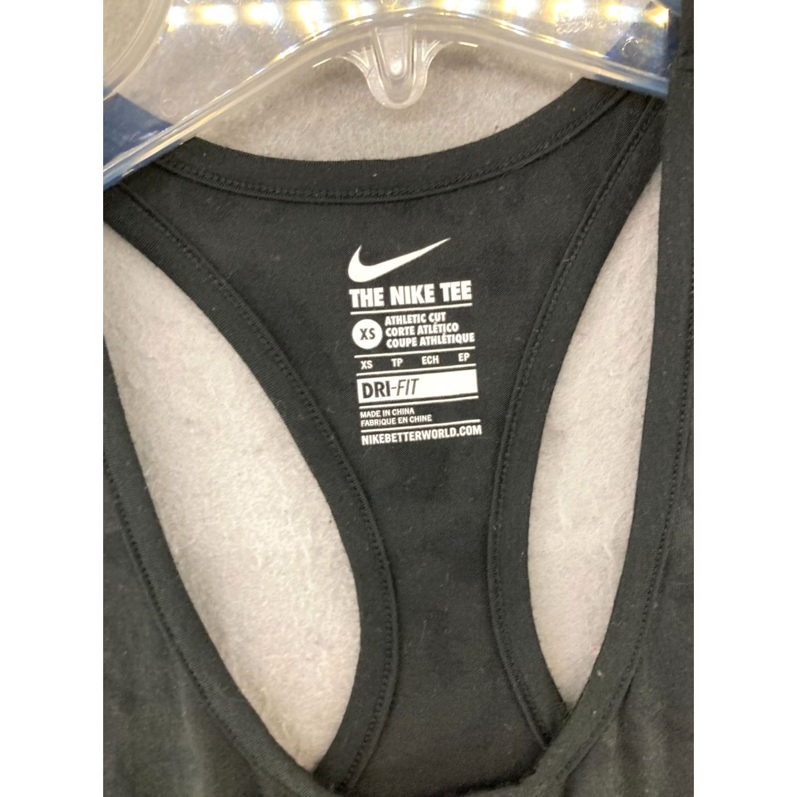Nike Nike Dri-Fit Tank Womens XS Black Athletic Sleeveless Racerback VINTAGE? Size XS / US 0-2 / IT 36-38 - 6 Thumbnail