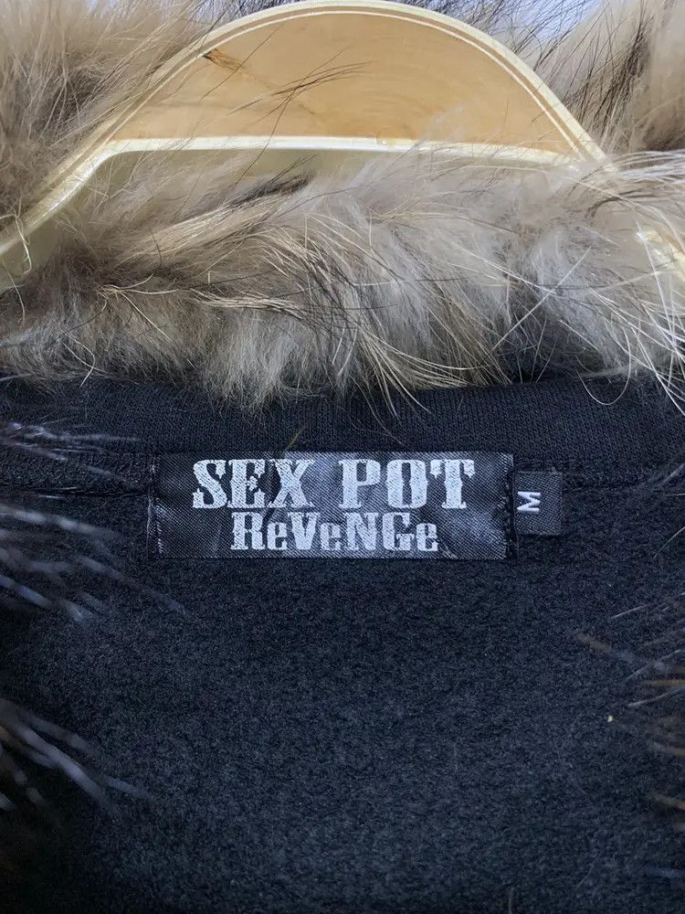 If Six Was Nine Sex Pot Revange PUNK ANARCHY AGAINTS WAR ghotic fur hoodie Size US S / EU 44-46 / 1 - 8 Thumbnail