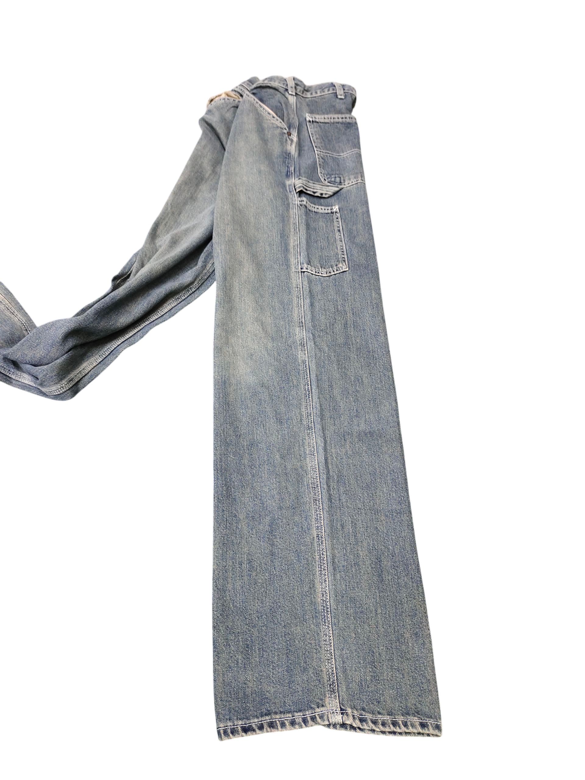 Hysteric Glamour Vintage 90s Bobson Carpenter Wide Loose Denim Pants Size US 29 - 14 Thumbnail