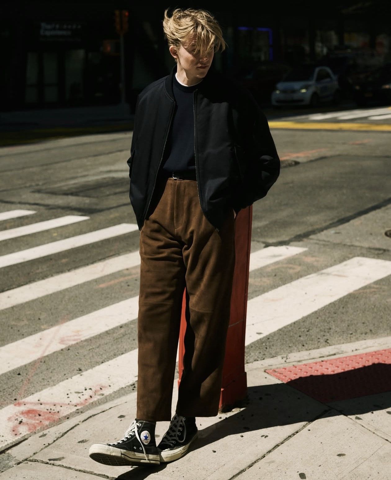 A.PRESSE Brown suede pants Size US 32 / EU 48 - 4 Thumbnail