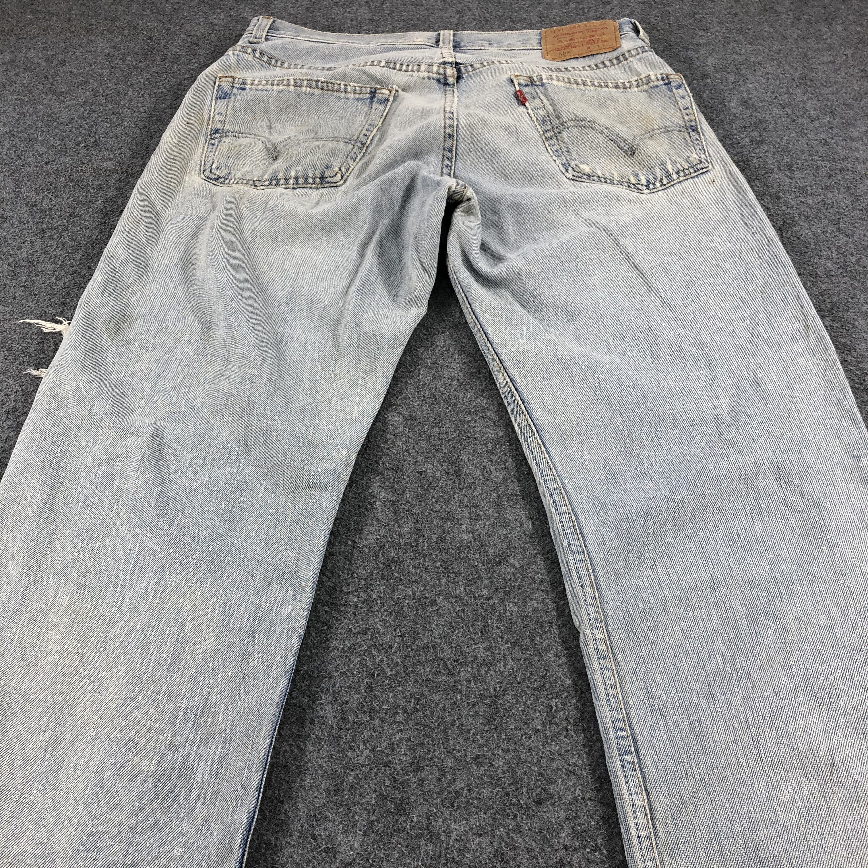 Levi's Vintage Levis Jeans Lot 505 Light Washed Denim-J1011 Size US 32 / EU 48 - 4 Thumbnail
