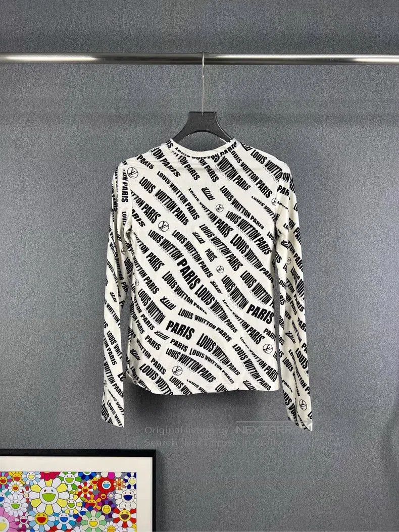 Louis Vuitton Louis Vuitton Black and white stretch long sleeves Size US M / EU 48-50 / 2 - 2 Thumbnail
