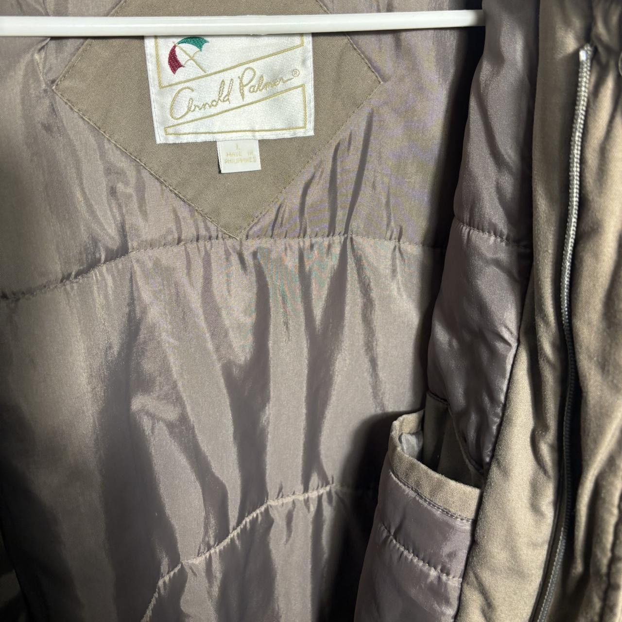 Vintage Vintage Khaki Green Arnold Palmer Derby Bomber Jacket Size US L / EU 52-54 / 3 - 3 Thumbnail