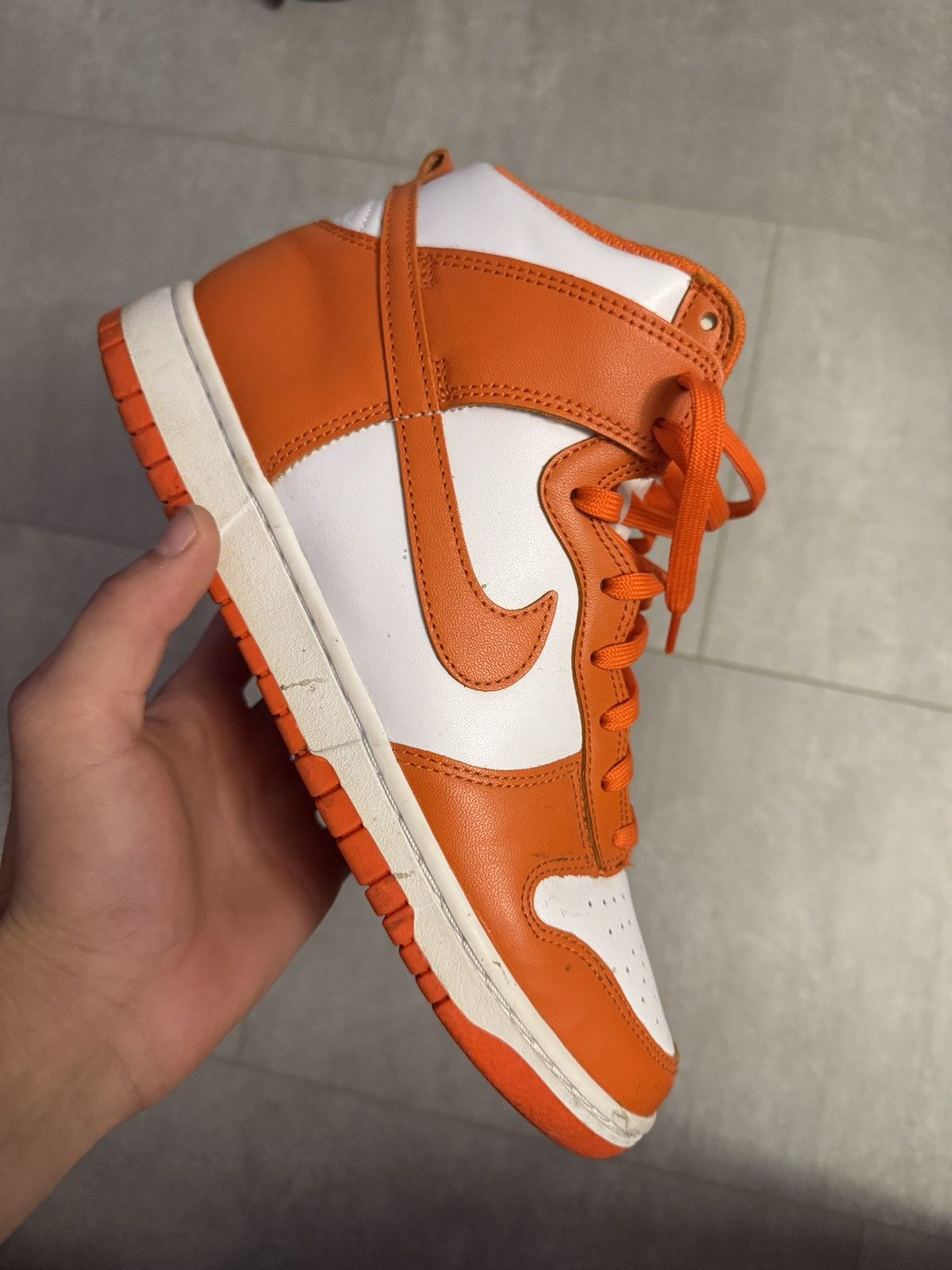 Nike Nike dunk HI Retro “Syracuse” Size US 9 / EU 42 - 1 Thumbnail