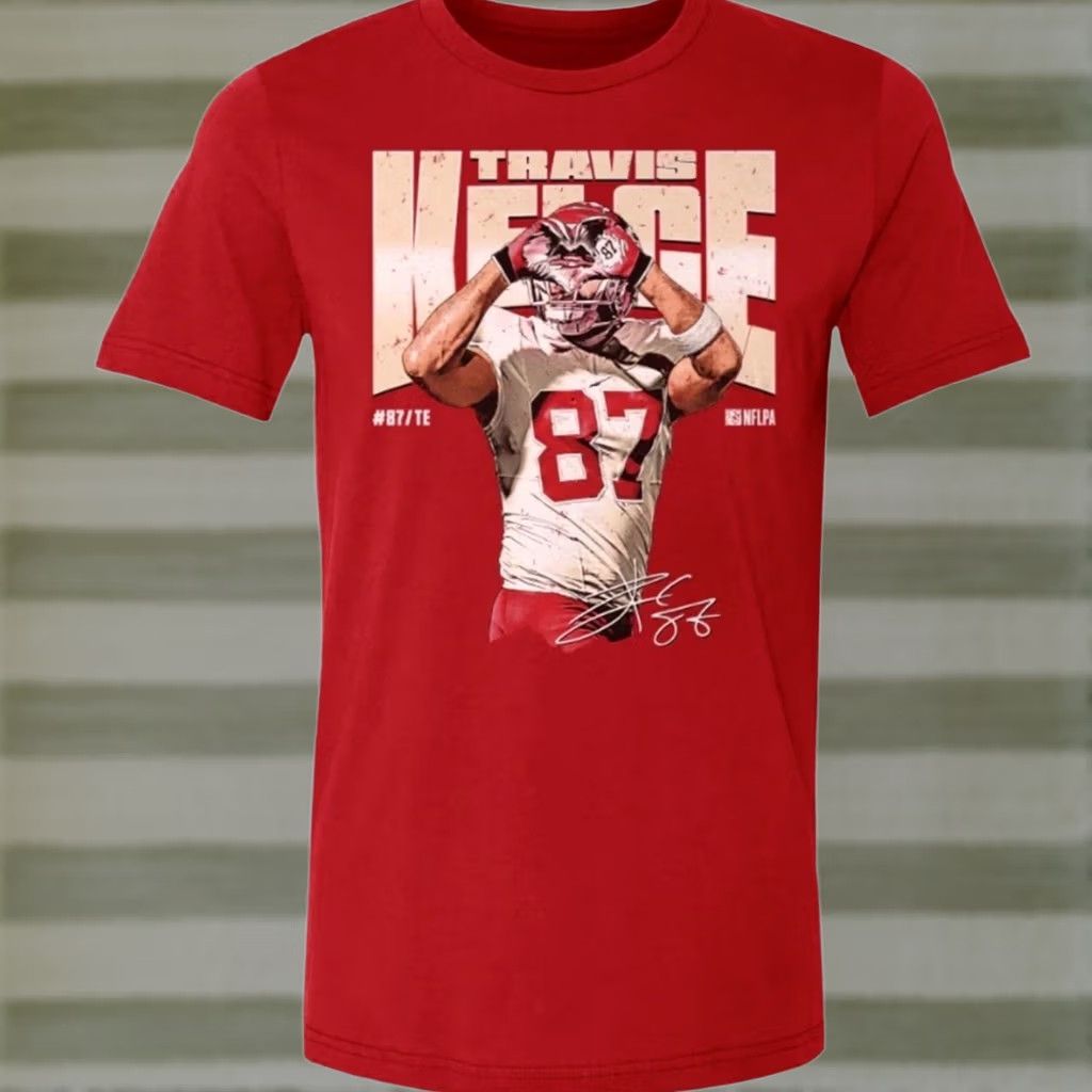 Vintage 500 Level Kansas City Chiefs Travis Kelce Swift Heart Red T-Shirt Size XL NEW Size US XL / EU 56 / 4 - 1 Thumbnail