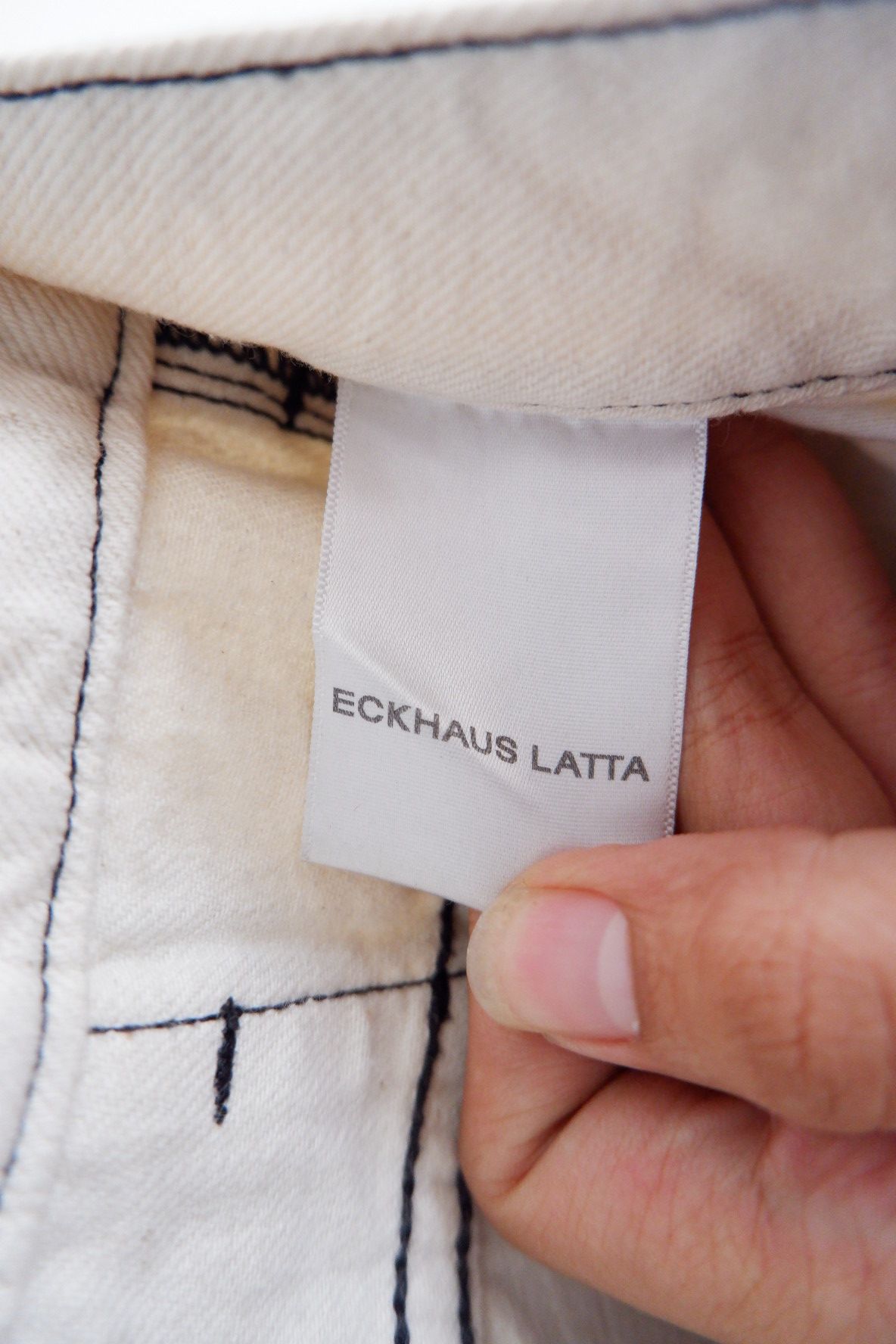 Eckhaus Latta Eckhaus Latte Dirty Dye El Jeans Size US 27 - 12 Thumbnail