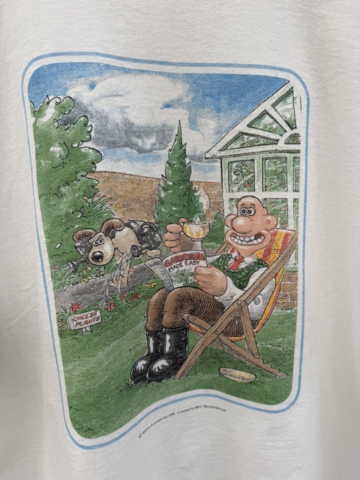 Vintage Wallace and Gromit 1989 vintage t-shirt Size US XL / EU 56 / 4 - 4 Thumbnail