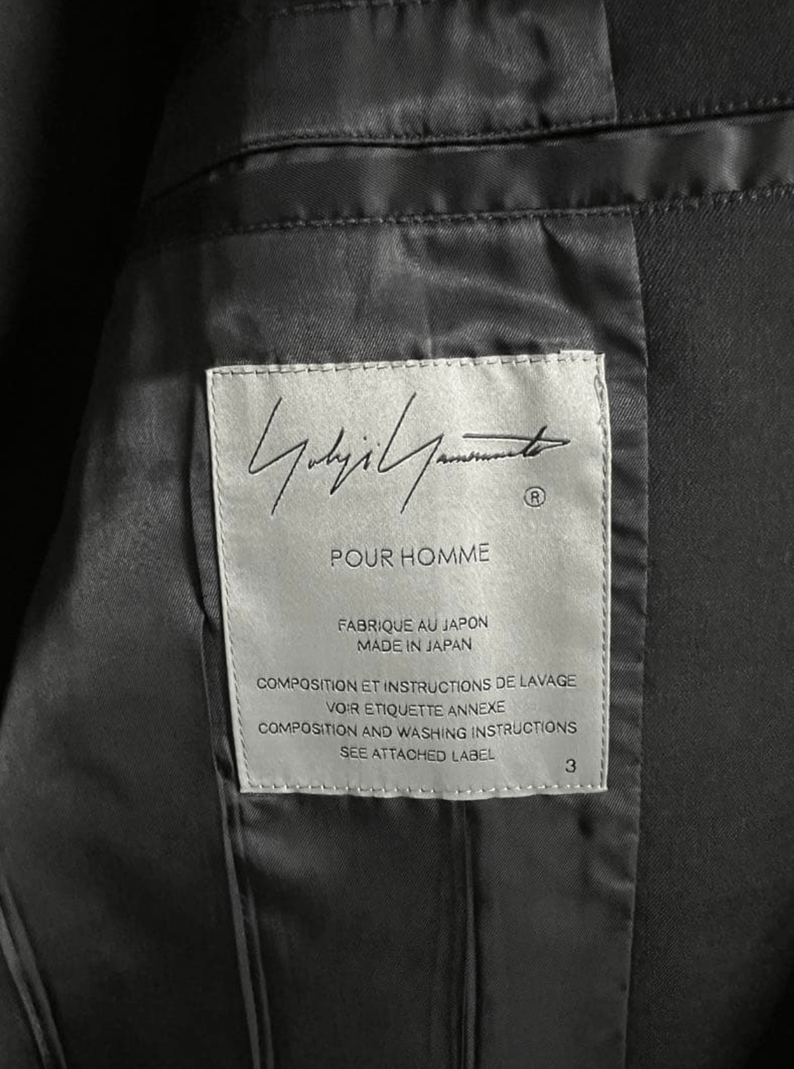 Yohji Yamamoto Yohji Yamamoto Pour Homme HOOK COLLAR 5 SINGLE JACKET BLAZER Size US L / EU 52-54 / 3 - 12 Thumbnail