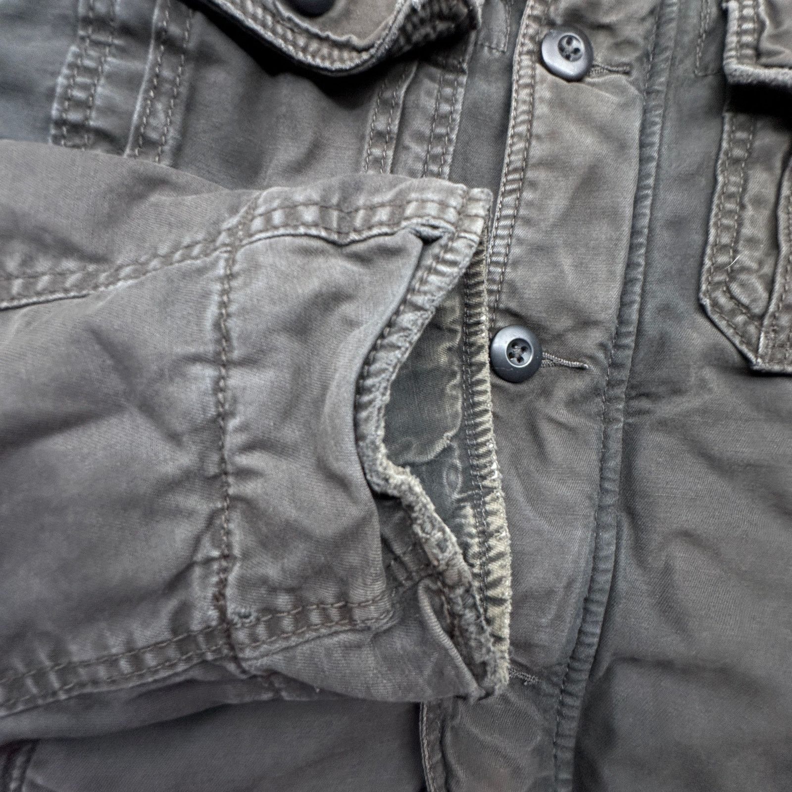 Hollister Hollister Bomber Utility Fur Lined Jacket Medium Distressed Size US M / EU 48-50 / 2 - 10 Thumbnail