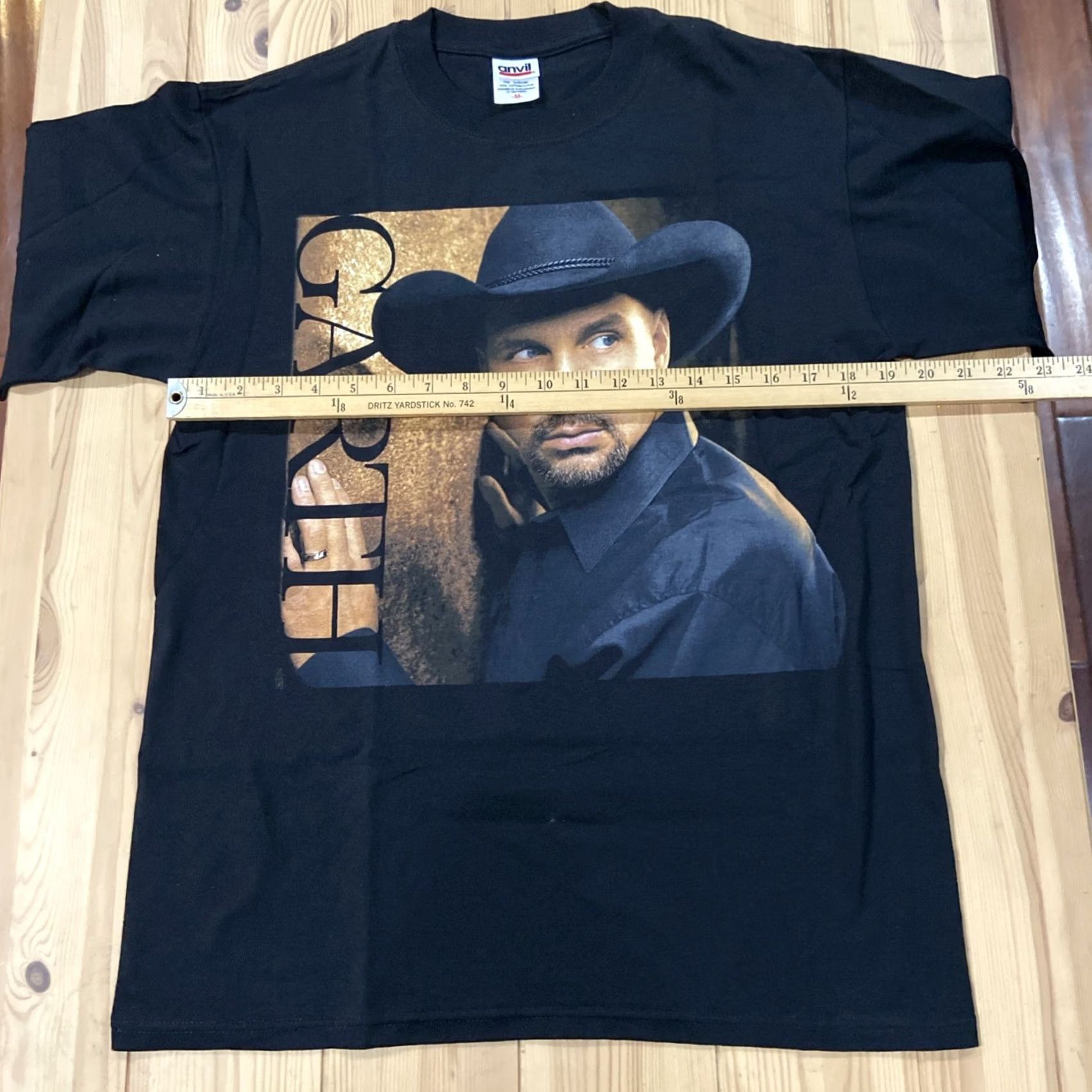 Anvil Garth Brooks Ultimate Hits T Shirt Sz M Men Black Short Sleeve Logo Jersey Cotton Blend Anvil Origin: Unknown N/A Size US M / EU 48-50 / 2 - 6 Thumbnail