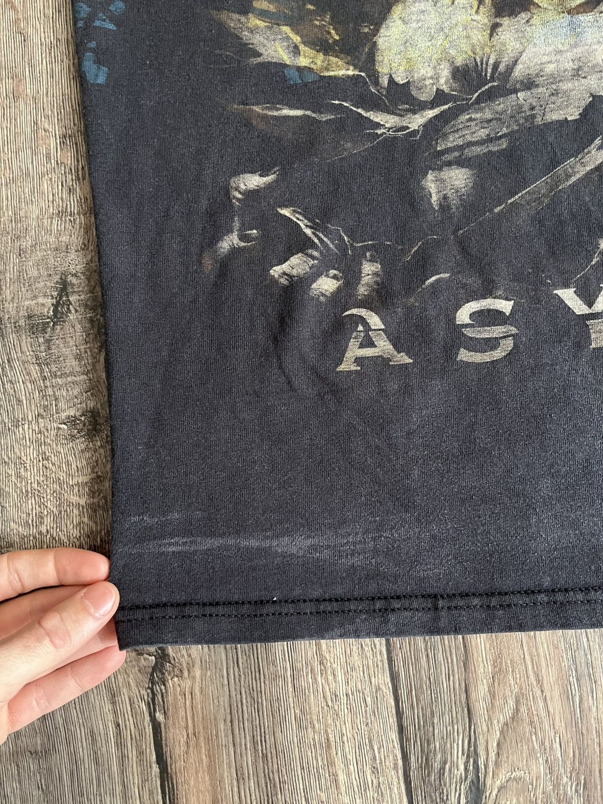 Band Tees × Vintage Vintage Disturbed Aslylum Over Printed Rare T Shirt AOP Size US L / EU 52-54 / 3 - 3 Thumbnail