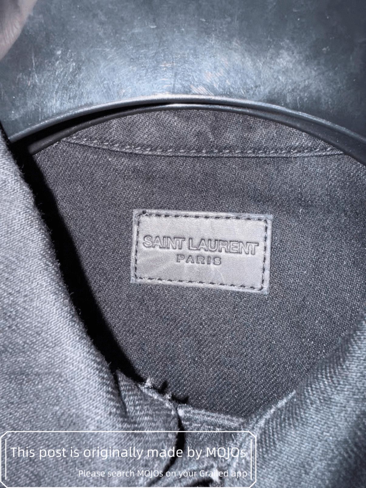 Saint Laurent Paris Saint Laurent Paris Black Denim Jacket mojos12472611 Size US M / EU 48-50 / 2 - 2 Thumbnail