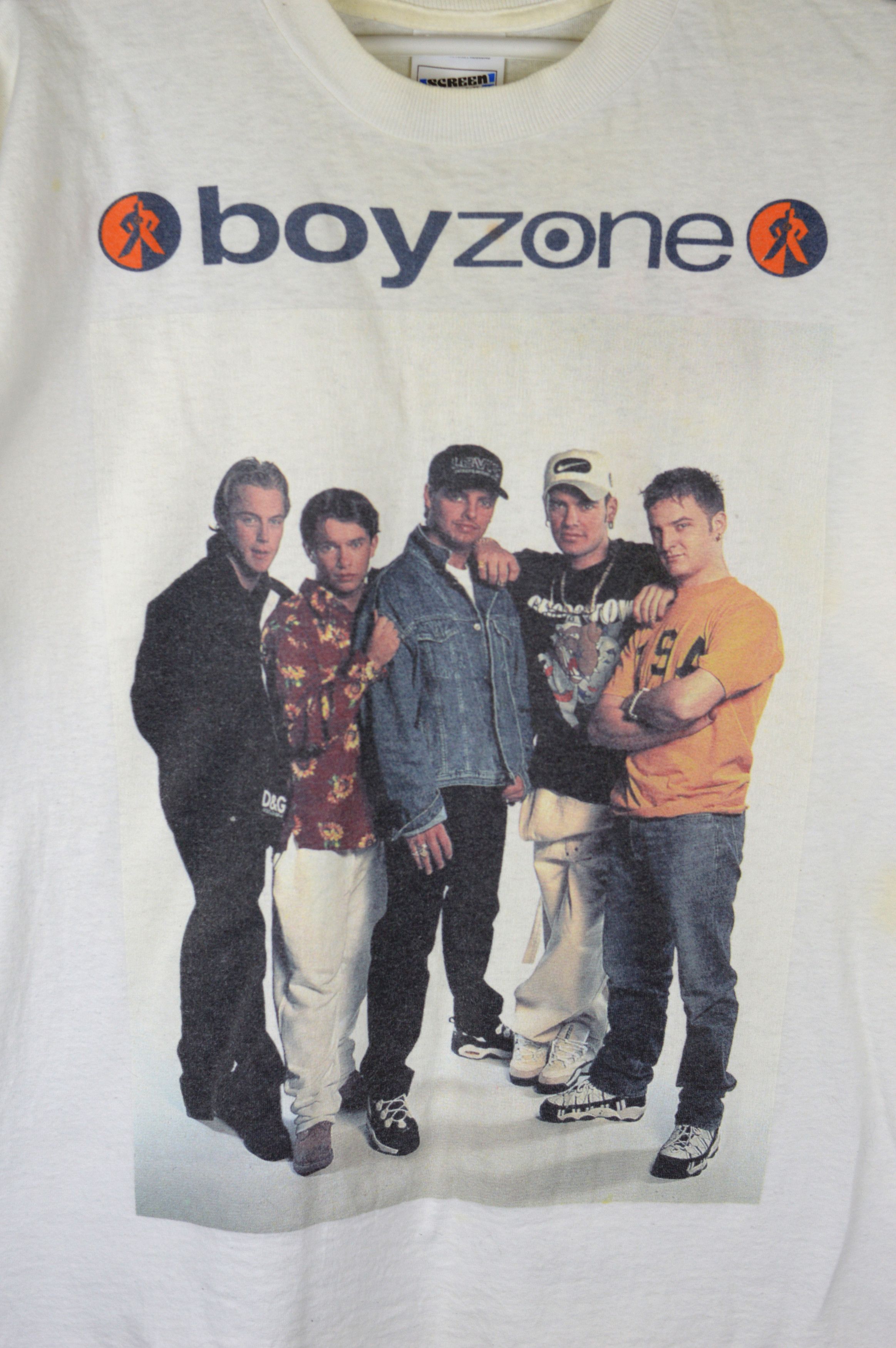 Vintage Vintage Boyzone Summer tour 1996 t shirt Size US XL / EU 56 / 4 - 3 Thumbnail