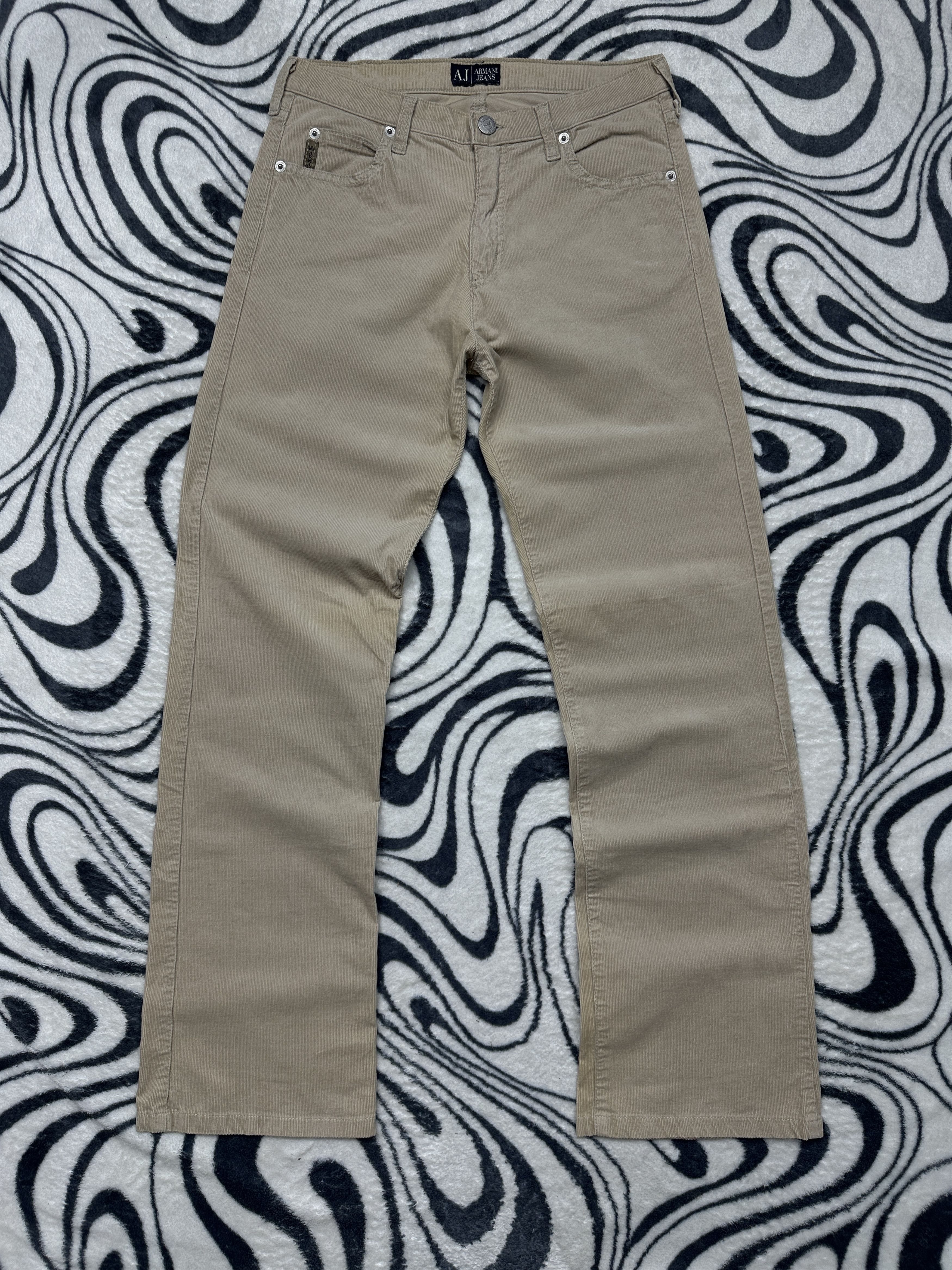 Armani Armani Jeans 90s Vintage Corduroy Pants Size US 28 / EU 44 - 4 Thumbnail
