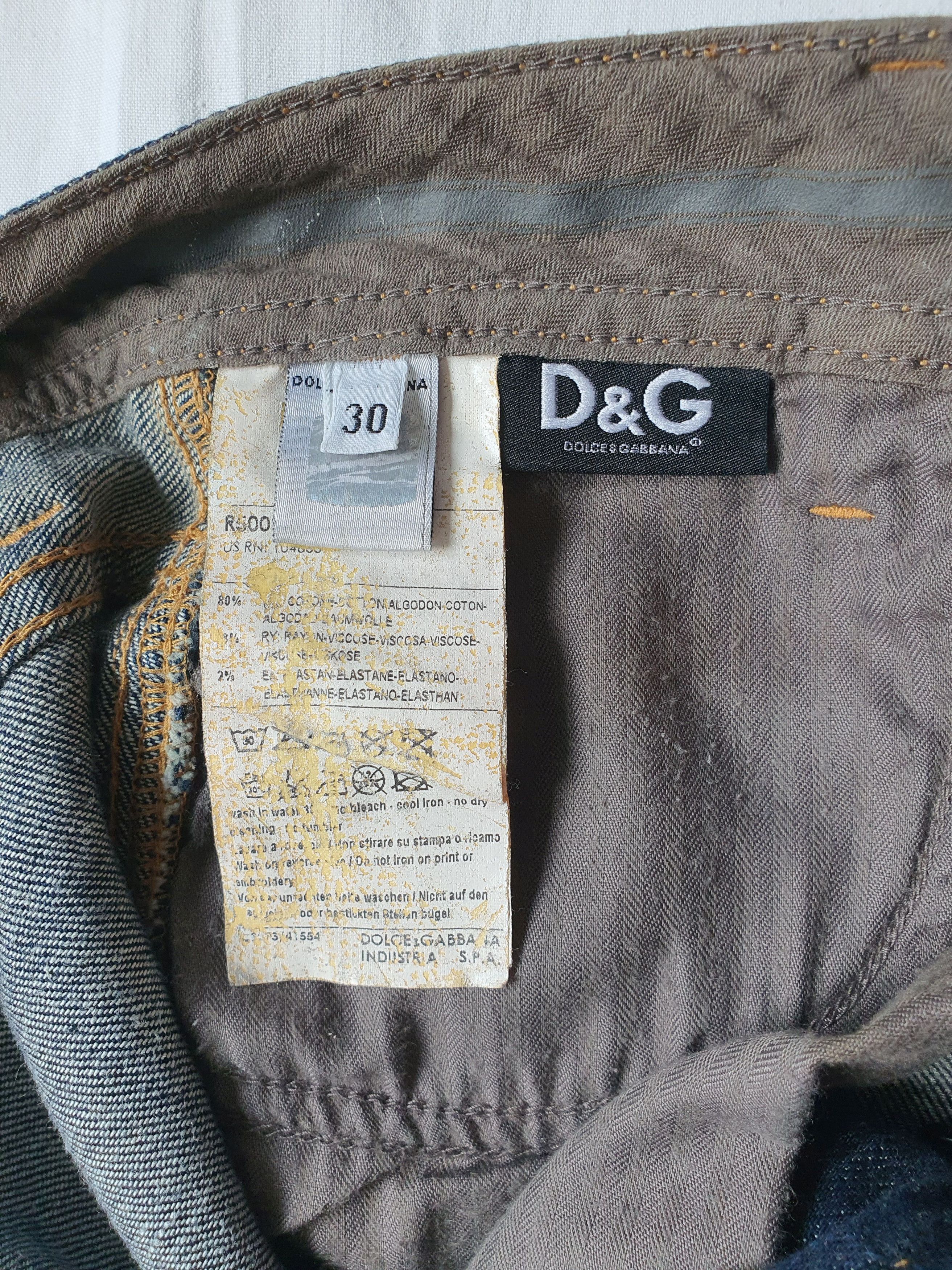 Dolce & Gabbana Vintage Jeans - AUDACIOUS (Y2K, 00s) - Low rise, Slim Fit Size US 30 / EU 46 - 6 Thumbnail