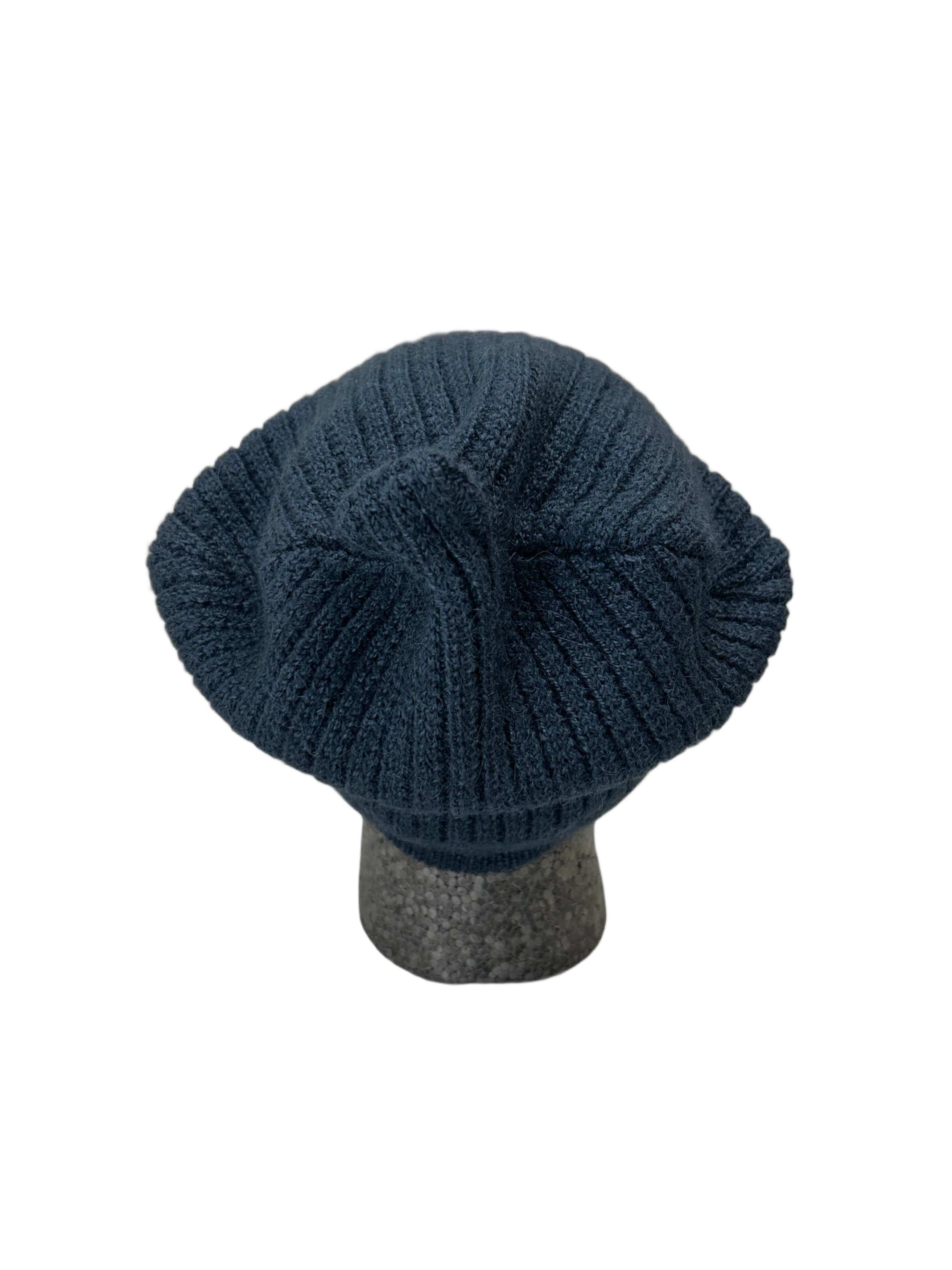 Marc Jacobs Marc Jacobs Bottle Blue Ribbed Wool Beanie Size 32 - 4 Thumbnail