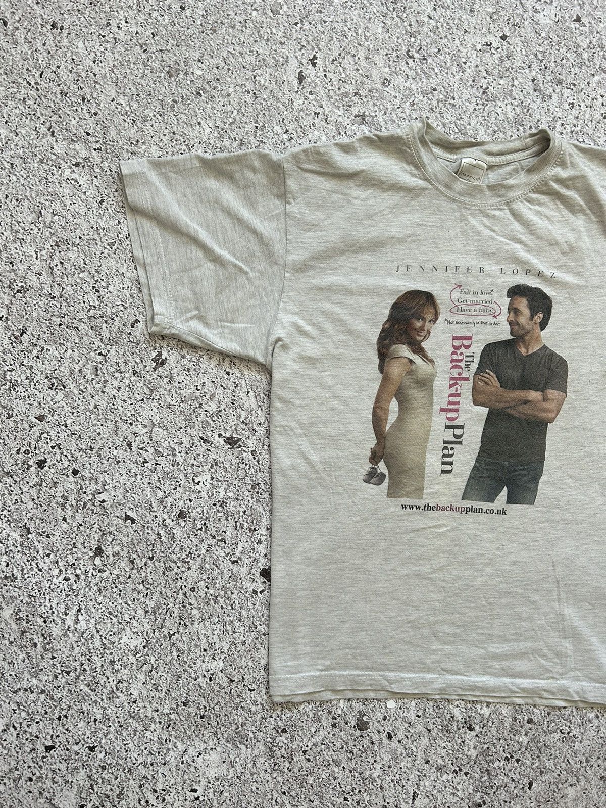 Vintage Vintage 2010 Jennifer Lopez The Back-Up Plan Movie T-Shirt Size US S / EU 44-46 / 1 - 2 Thumbnail