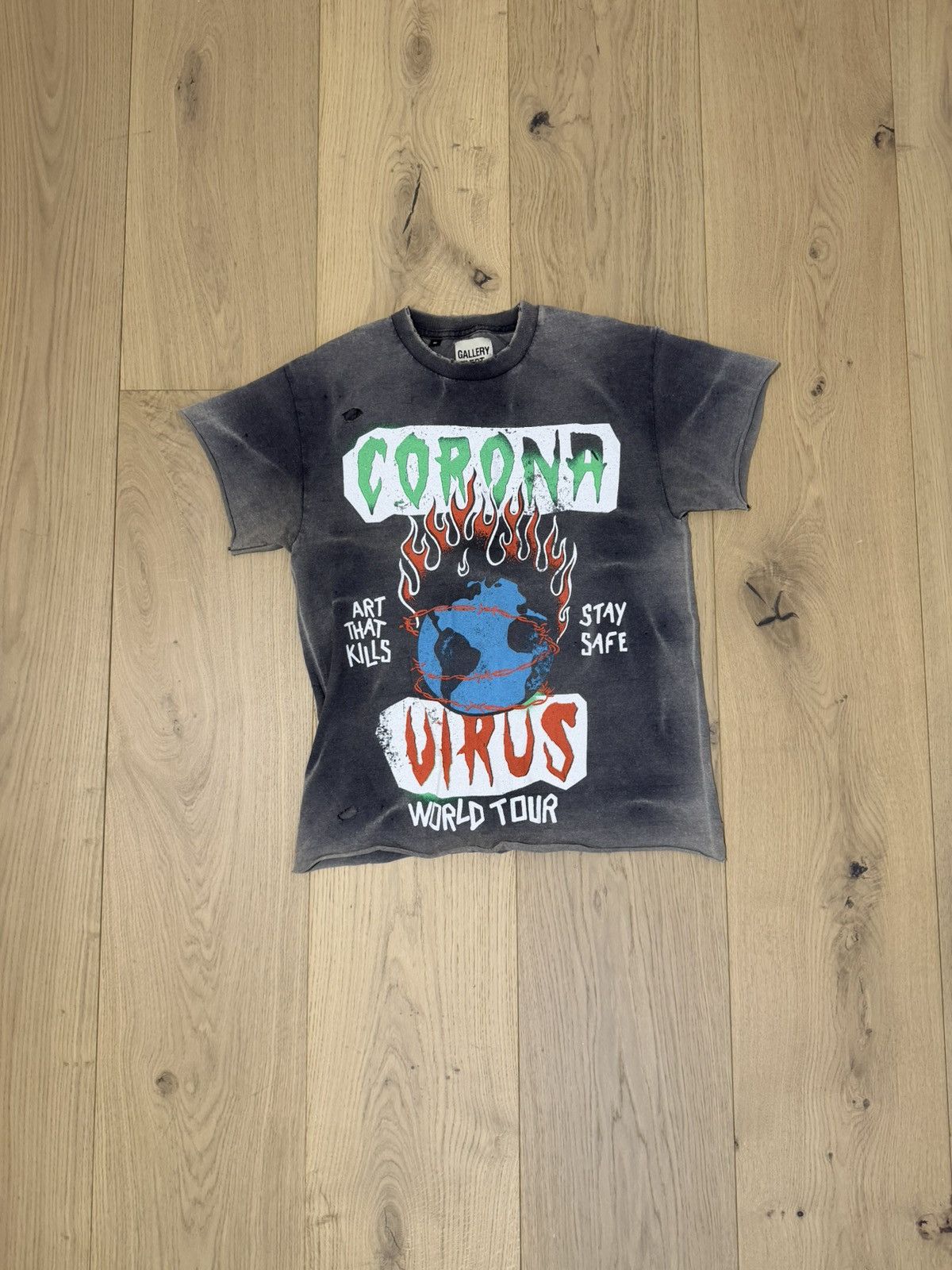 Gallery Dept. Corona virus world tour tee | Grailed