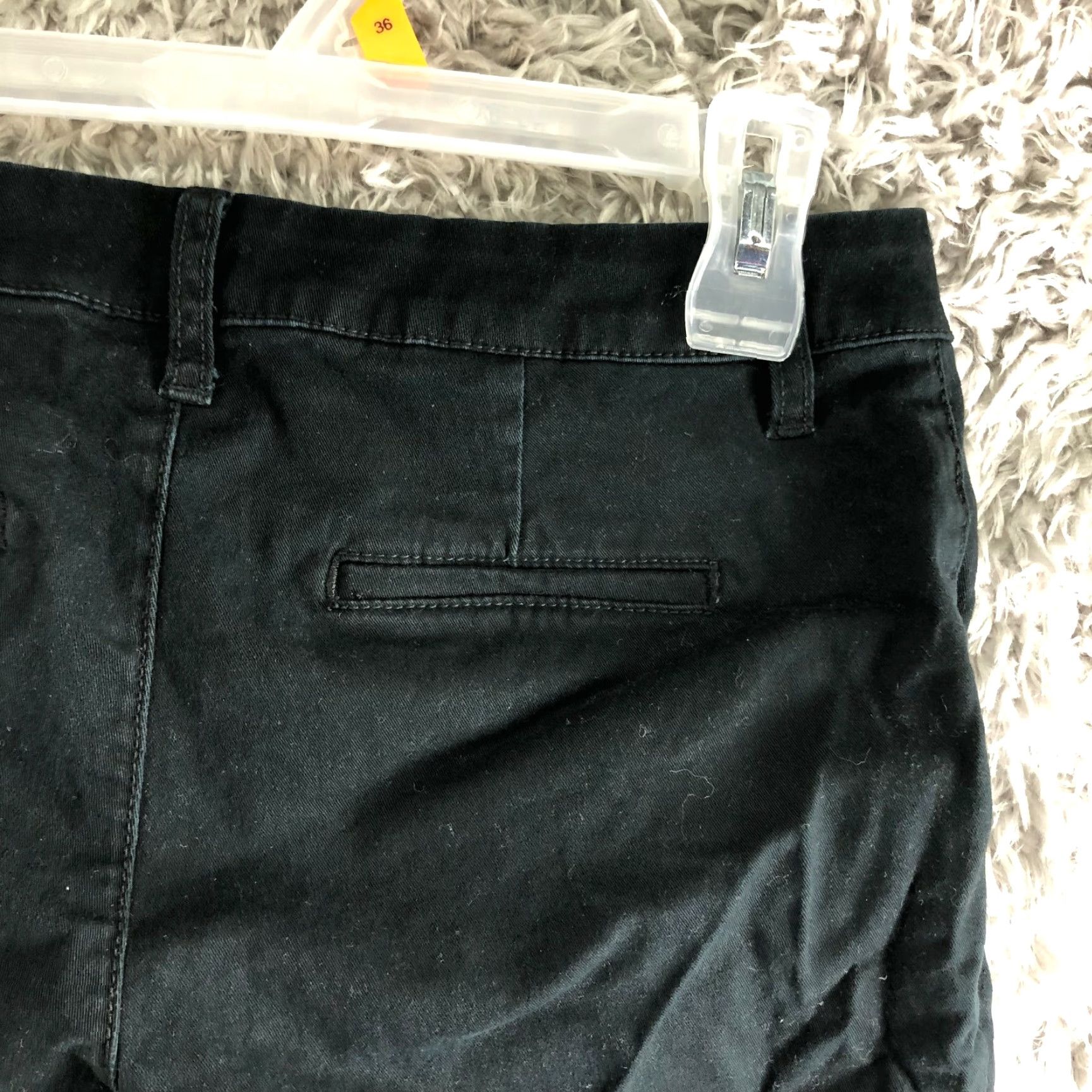 Apt. 9 Apt.9 Bermuda Shorts Black Mid Rise Women 6 Denim Cotton Casual Activewear Women Mens? Size 29" - 5 Thumbnail