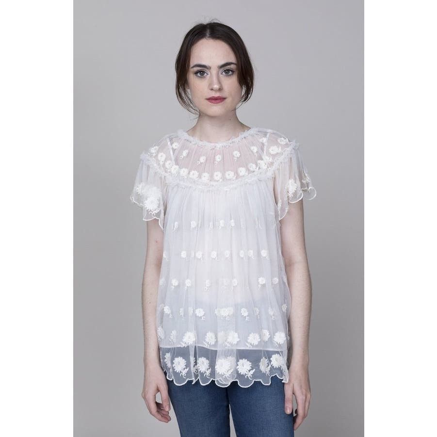 image of Ulla Johnson Bisou Top $350 Size 2 in White, Women's