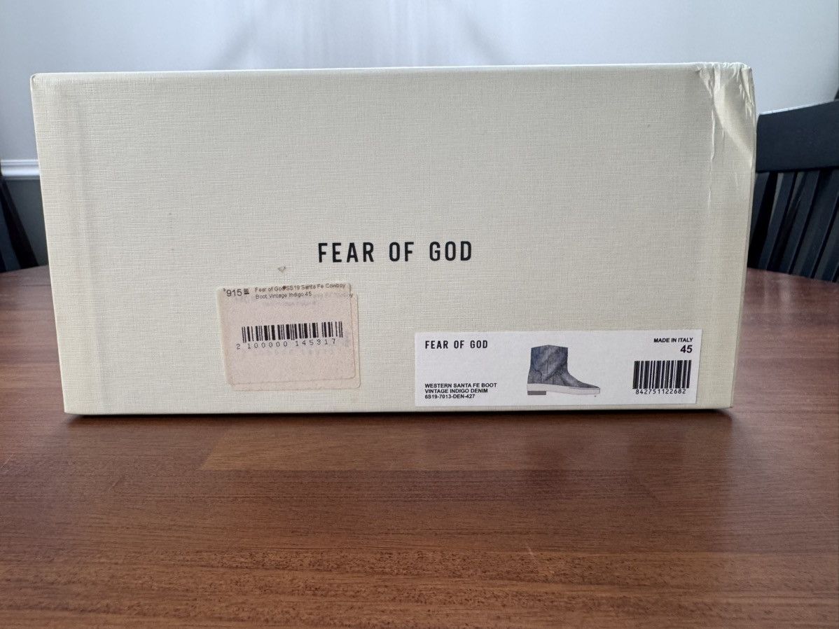 Fear of God Fear of God Sixth Collection Chelsea Denim Boot Size US 12 / EU 45 - 23 Thumbnail