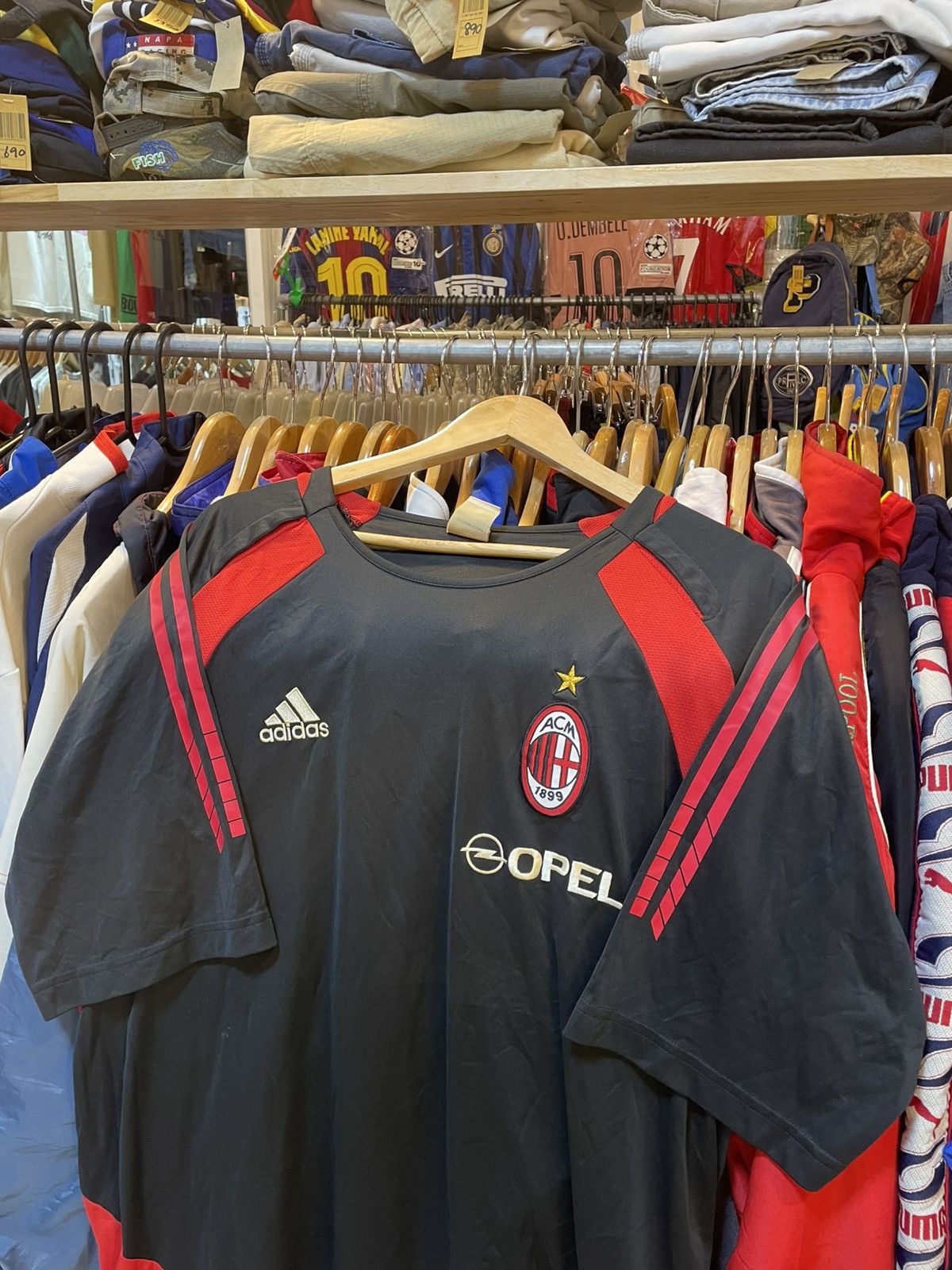 Adidas Vintage 2005-2006 AC Milan Traning Kit Size US XXL / EU 58 / 5 - 2 Thumbnail
