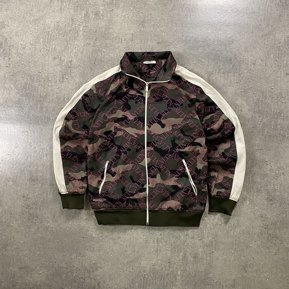 Valentino Valentino Track Monogram VLTN Camo Jacket Size US XL / EU 56 / 4 - 1 Thumbnail
