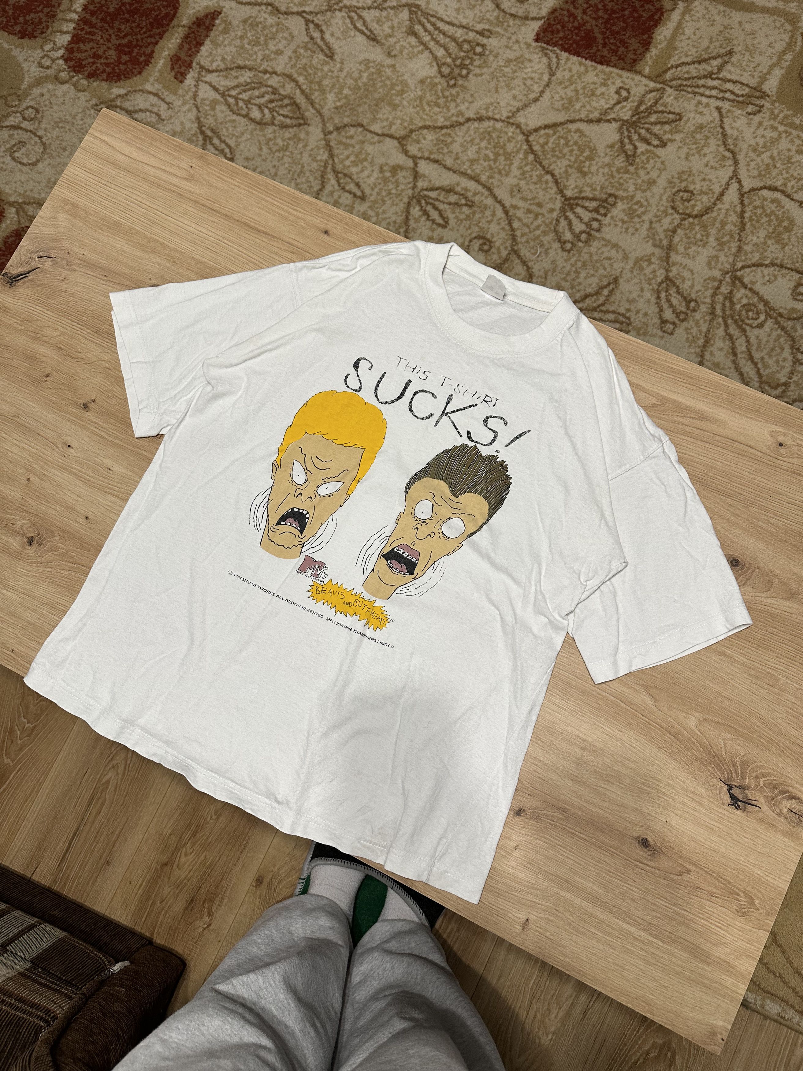 🔥1 OF 1🔥 This T-Shirt SUCKS ! Beavis and Butt-Head T-Shirt
