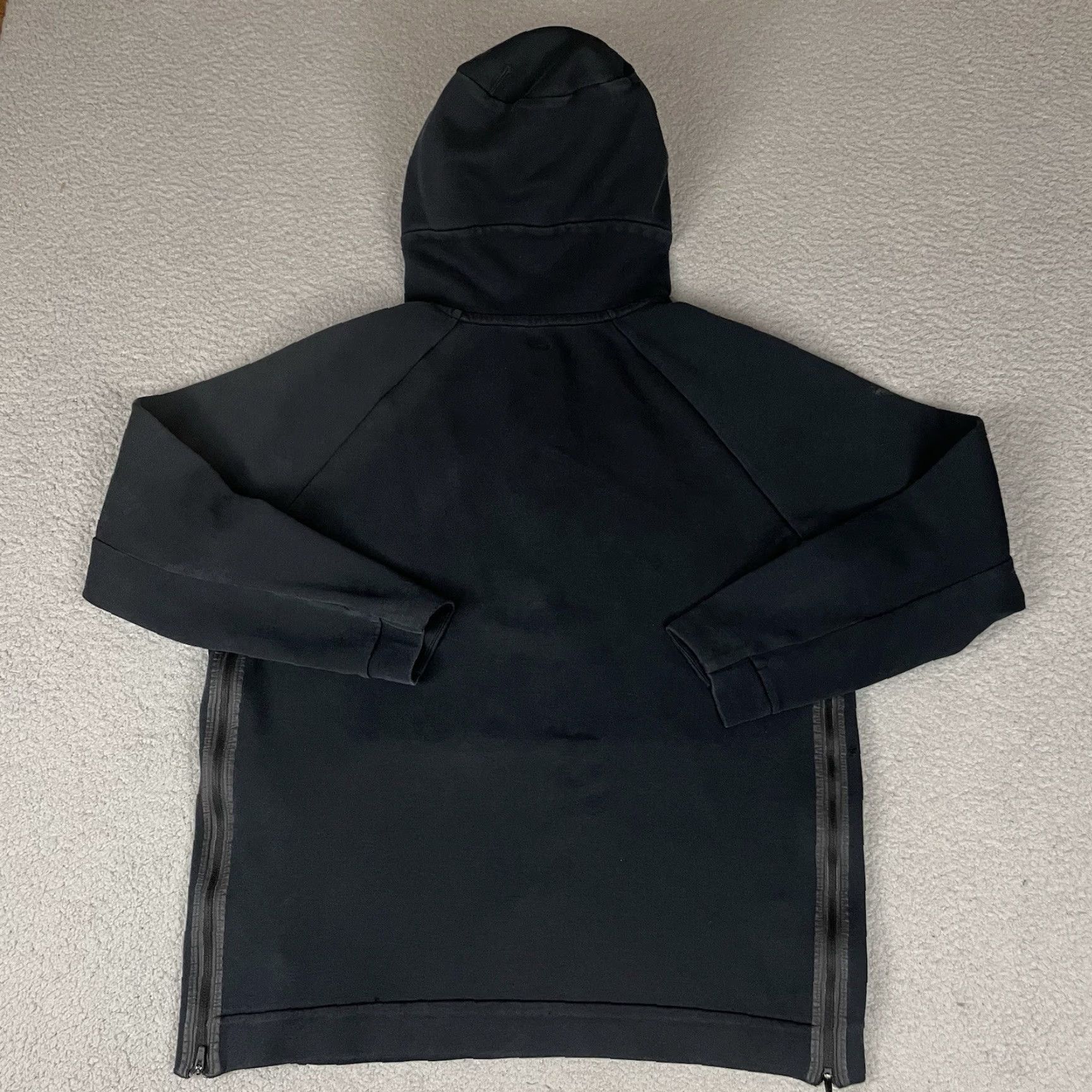 Nike Nike Hoodie Pullover 1/2 Zip Sweatshirt Hooded Black Adult Medium L Mens Hoodie Jacket Size US L / EU 52-54 / 3 - 7 Thumbnail