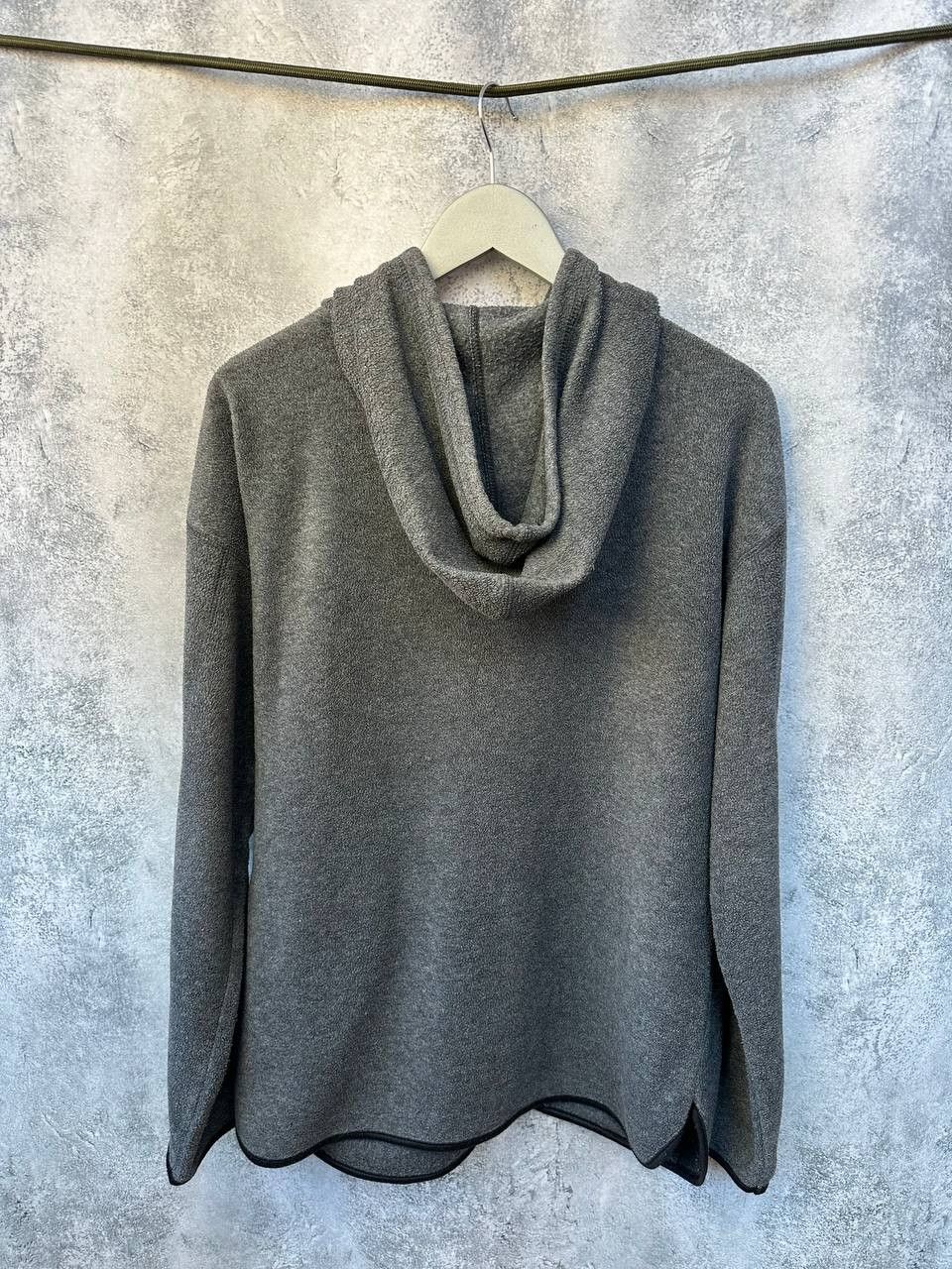 Yves Saint Laurent Yves Saint Laurent Full Zip Fleece Hoodie Gray Vintage Size US L / EU 52-54 / 3 - 3 Thumbnail