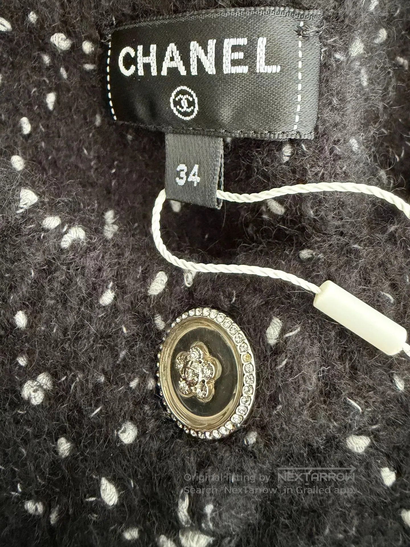 Other Chanel Black White Knit Dress 34. Size US 34 / EU 50 - 4 Thumbnail
