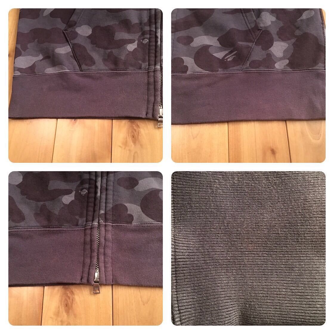 Bape BAPE Color camo double shark full zip hoodie Burgundy APE Size US L / EU 52-54 / 3 - 7 Thumbnail