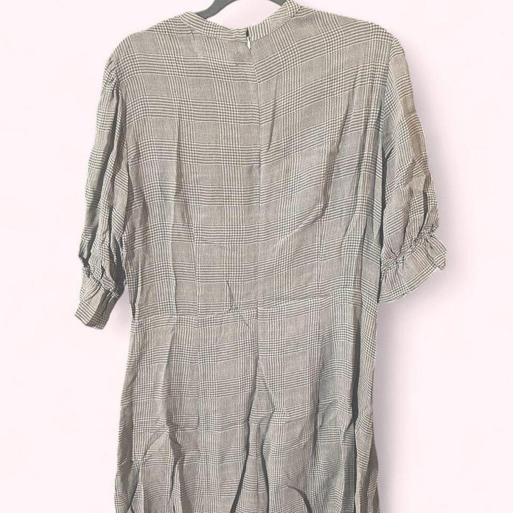 Reformation Reformation grey plaid mini dress Size XL / US 12-14 / IT 48-50 - 5 Thumbnail