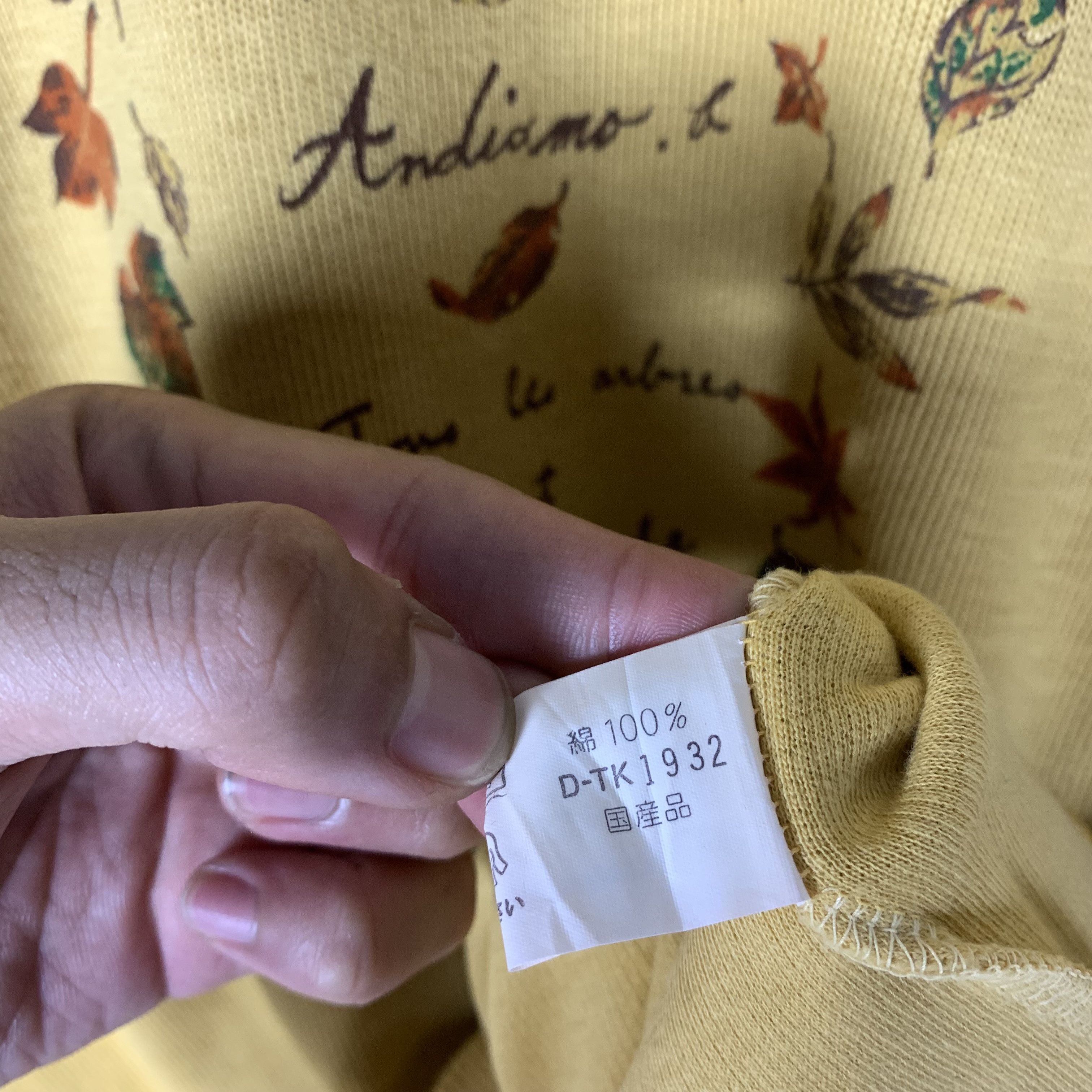 Vintage Vintage Andiamo Sweatshirt Crewneck Size US L / EU 52-54 / 3 - 5 Thumbnail