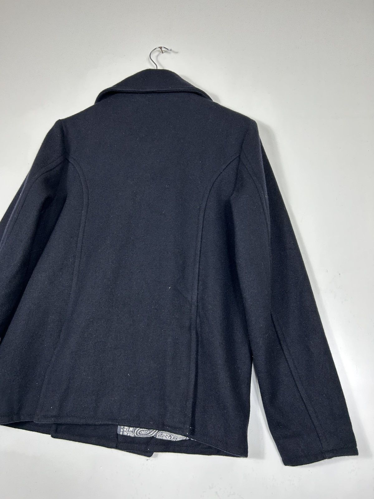 SSDD FUCT SSDD Wool Peacoat Jacket | Navy Blue Bandana Lining Size US S / EU 44-46 / 1 - 17 Thumbnail