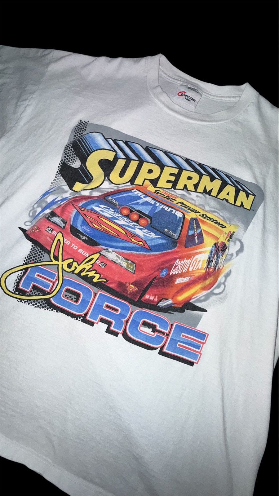 Vintage John Force Superman Tee (1997) Size US L / EU 52-54 / 3 - 3 Thumbnail