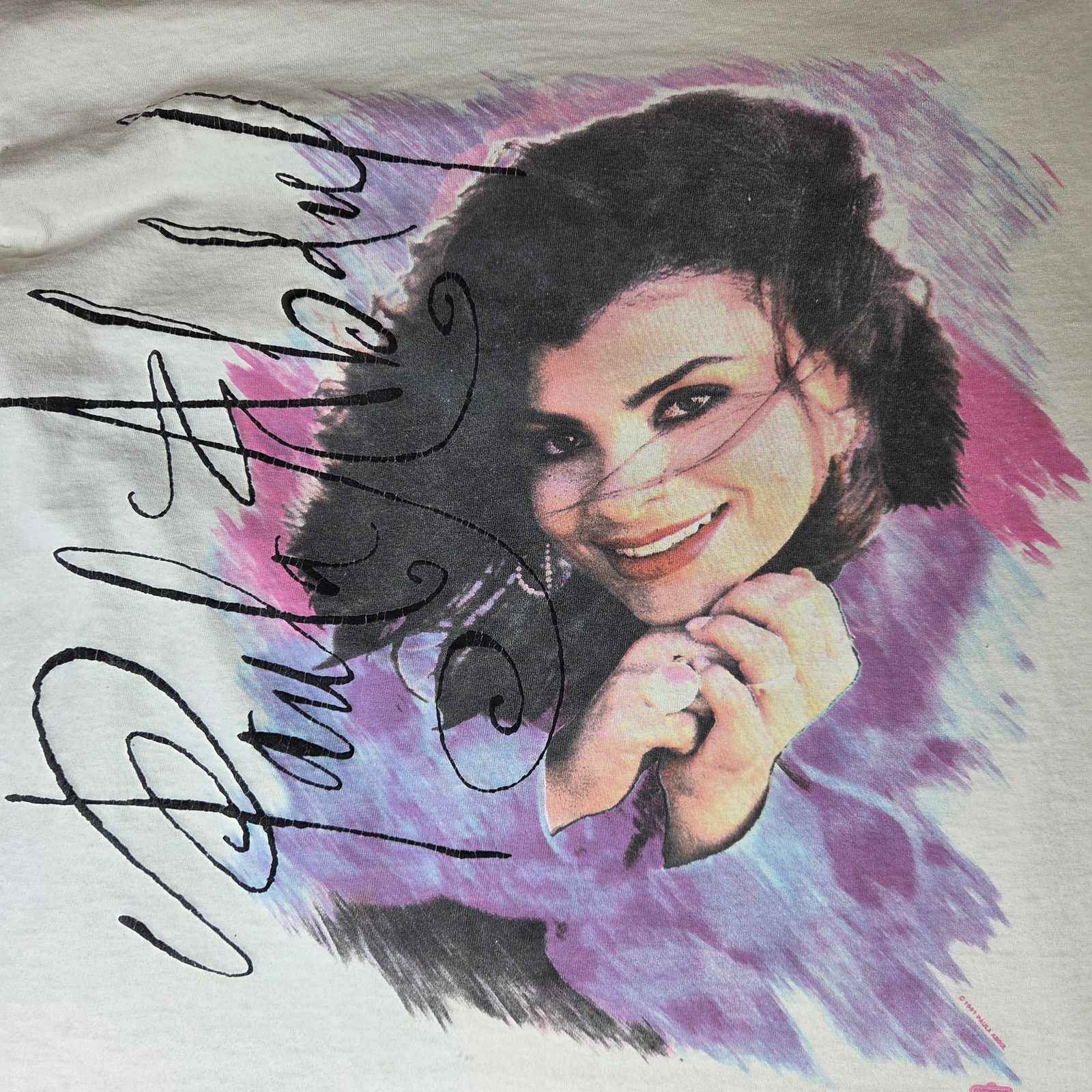 Vintage Paula Abdul 1991 Under My Spell Tour T Shirt XL Size XL / US 12-14 / IT 48-50 - 2 Thumbnail