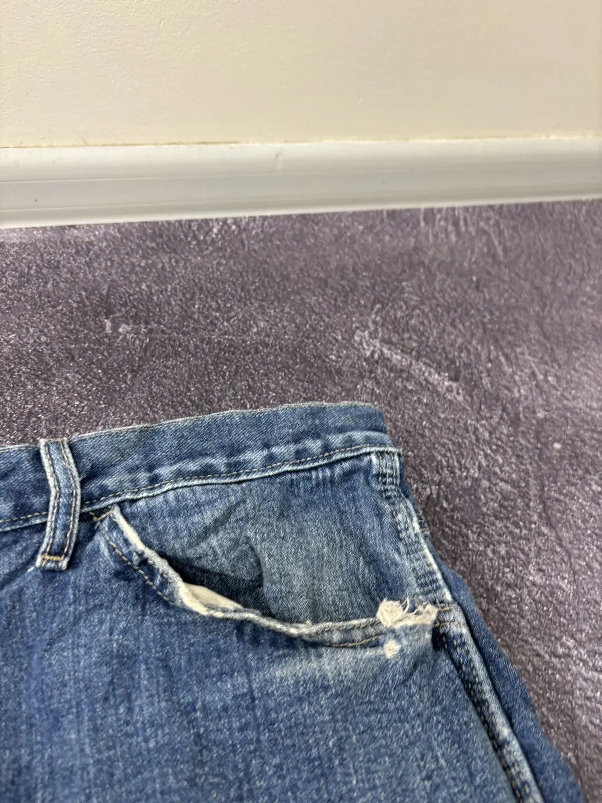 Dickies × Vintage Vintage Dickies Relaxed Fit American Work Denim Baggy Jeans Size US 44 / EU 60 - 10 Thumbnail