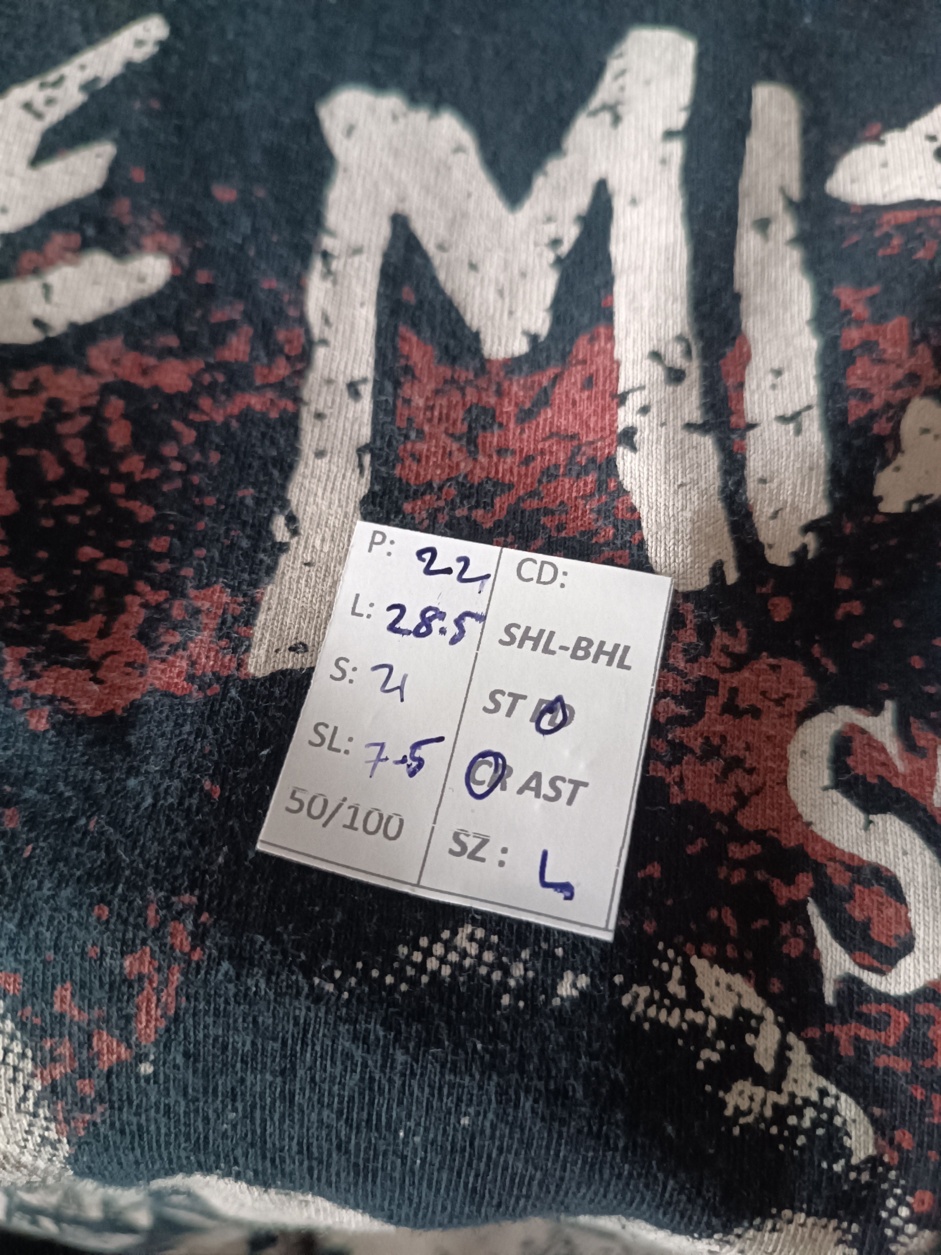 Band Tees VINTAGE THE MISFITS STATIC AGE FADED PUNK HORROR DANZIG TEE Size US L / EU 52-54 / 3 - 16 Thumbnail