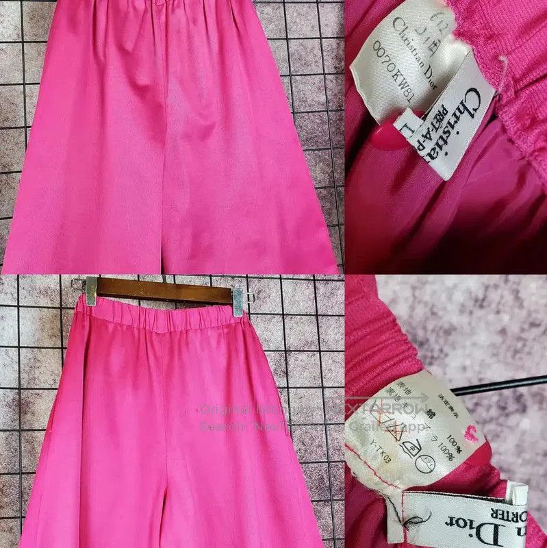 Dior Dior L Size Pink Cotton Casual Pants . Size 30" / US 8 / IT 44 - 1 Thumbnail
